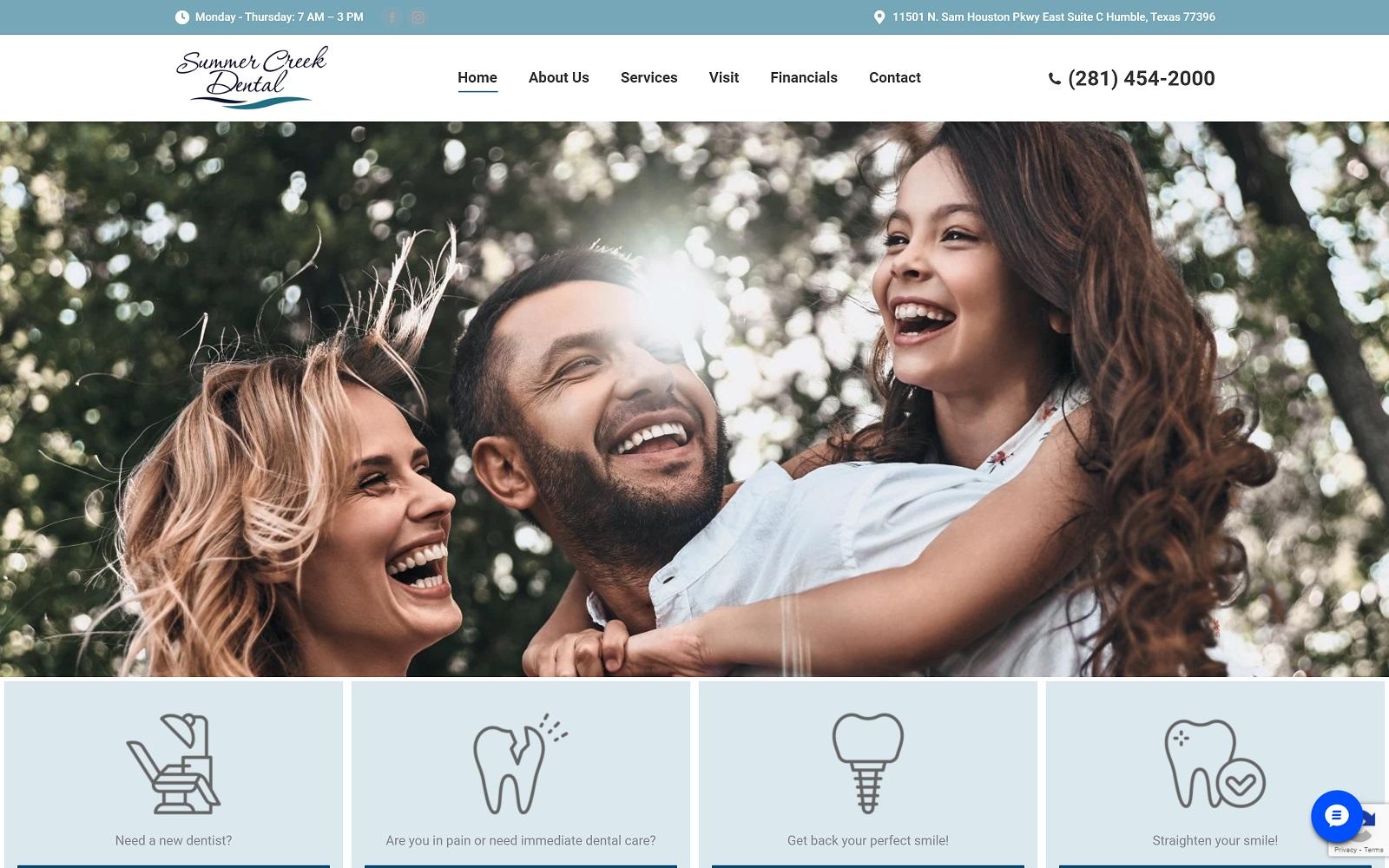 Summer Creek Dental screenshot