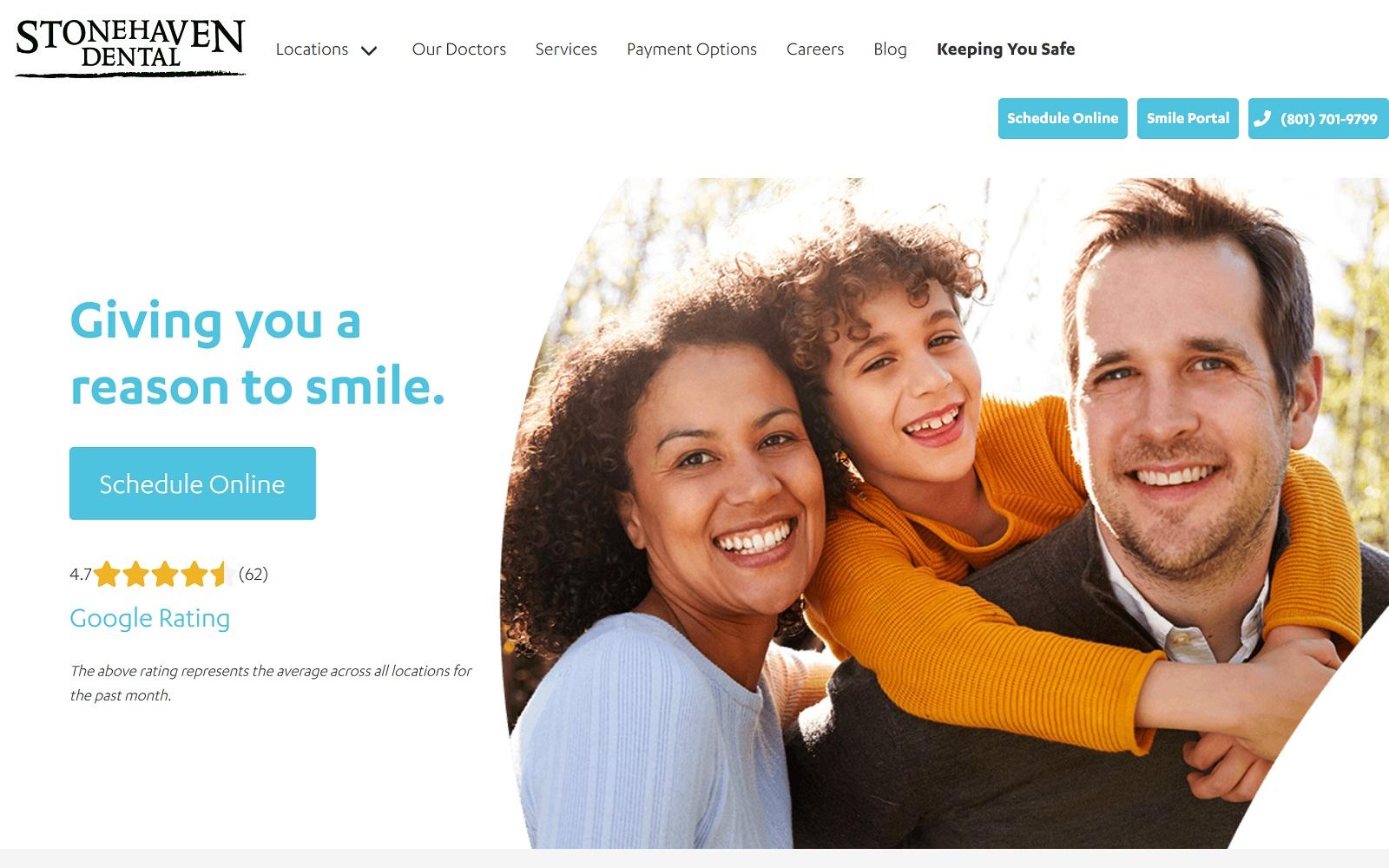Stonehaven Dental screenshot