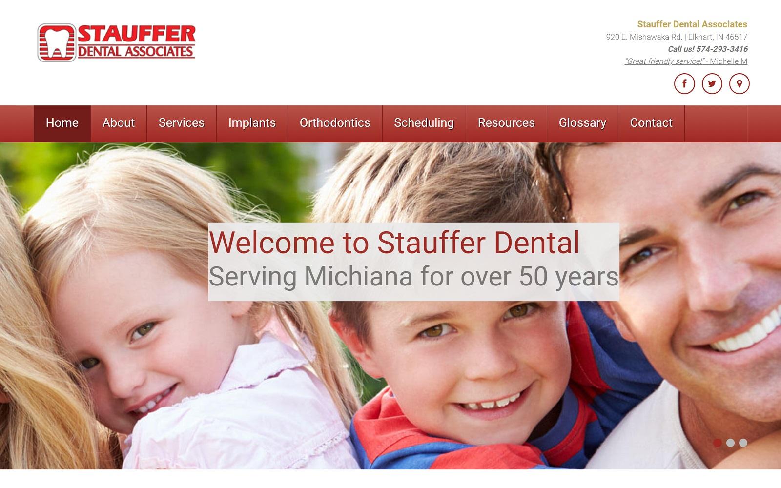 Stauffer Dental Associates screenshot