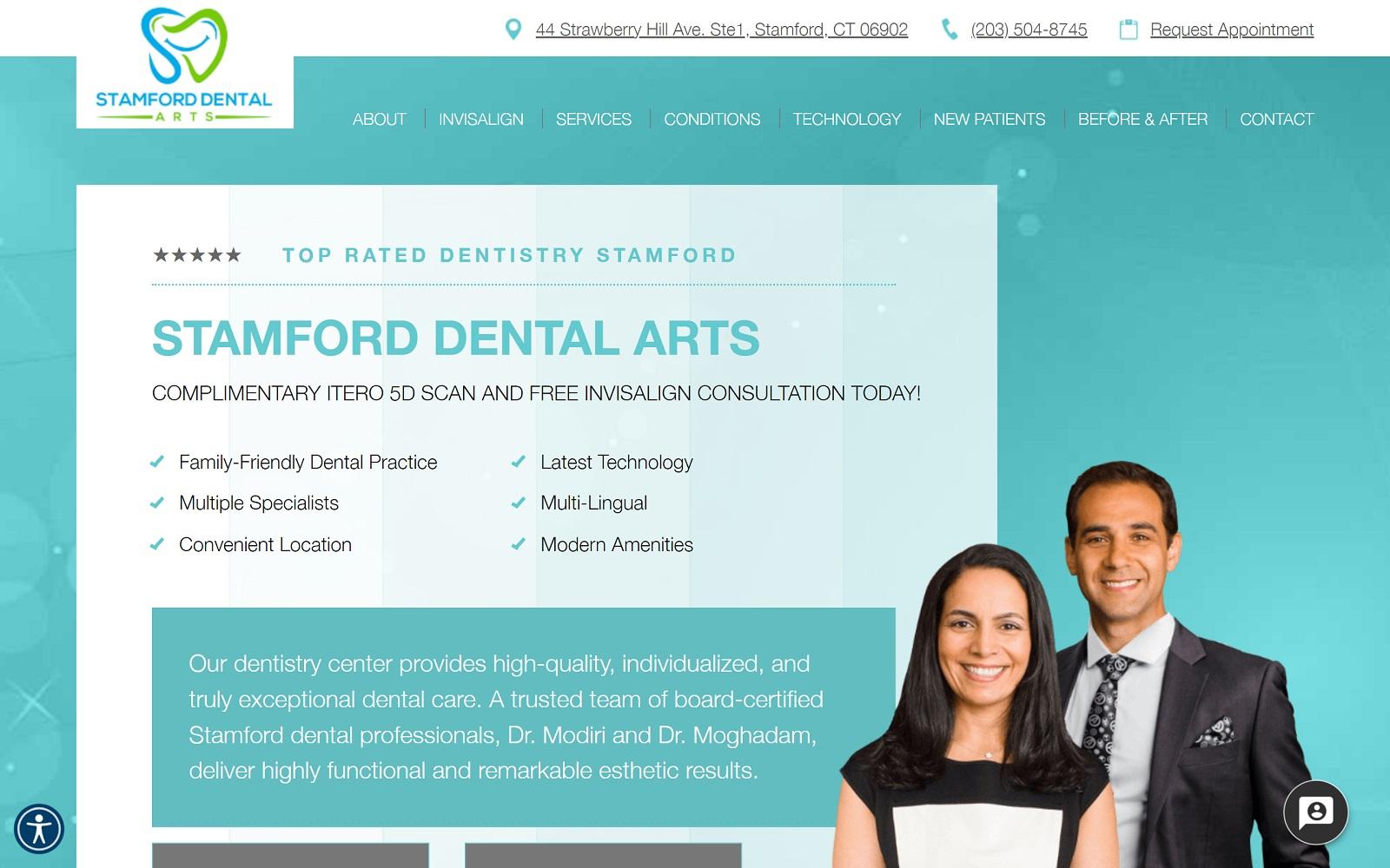 Stamford Dental Arts screenshot