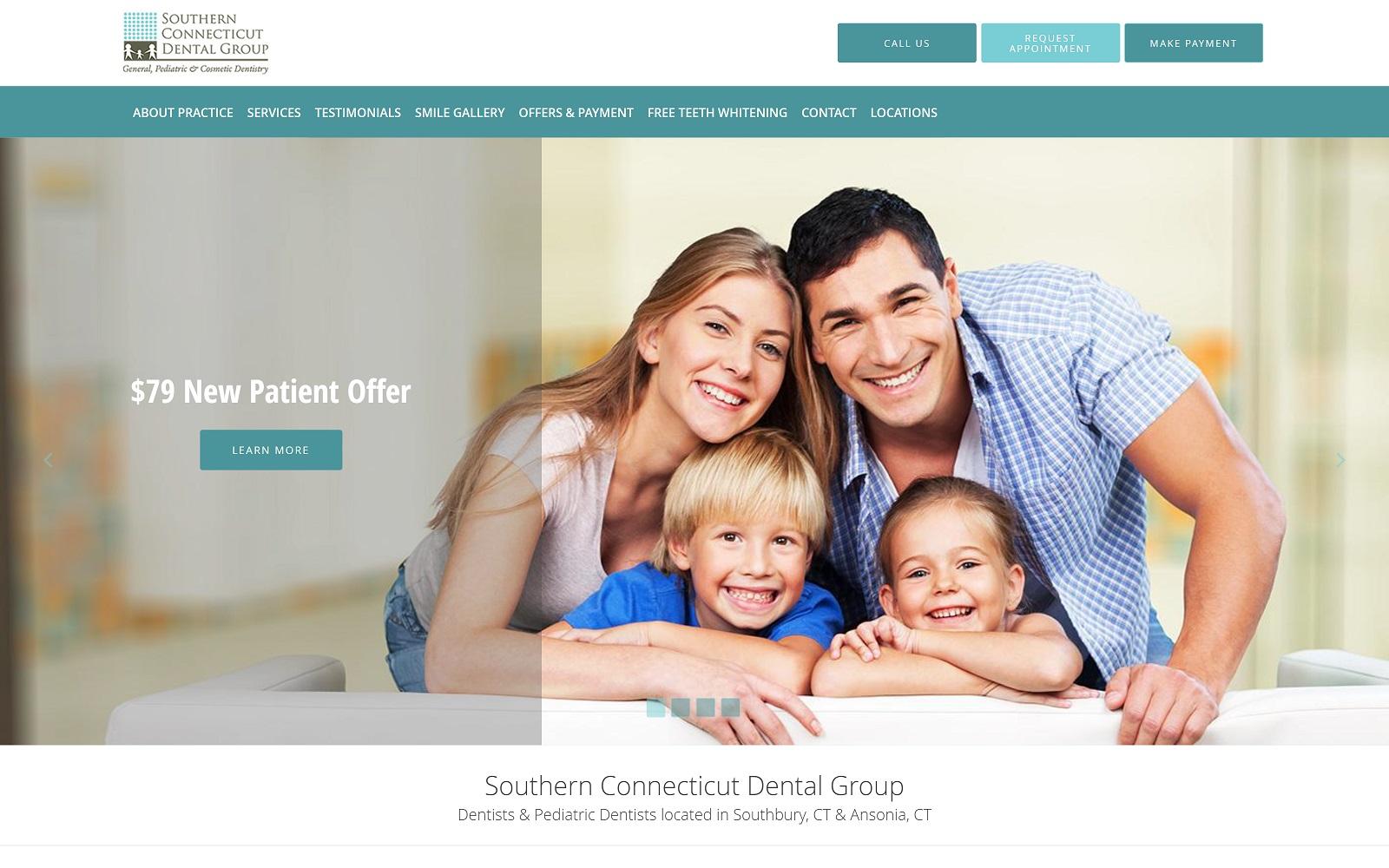 Southern Connecticut Dental Group screenshot
