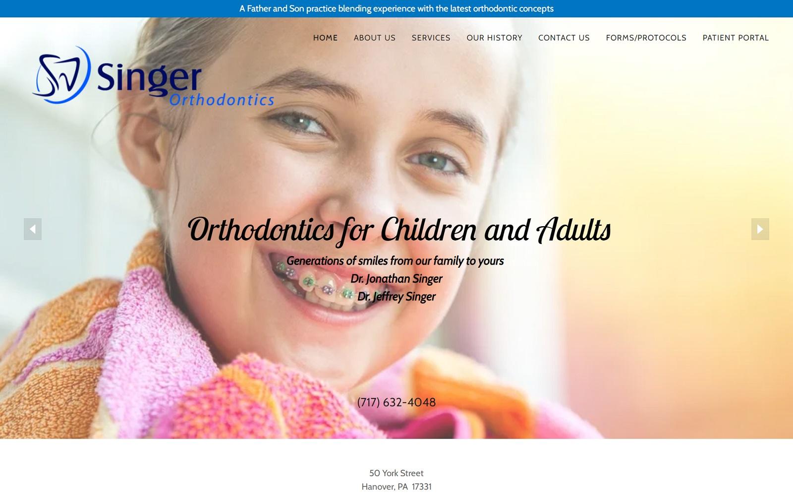 Singer Orthodontics Singer Jeffrey S DDS