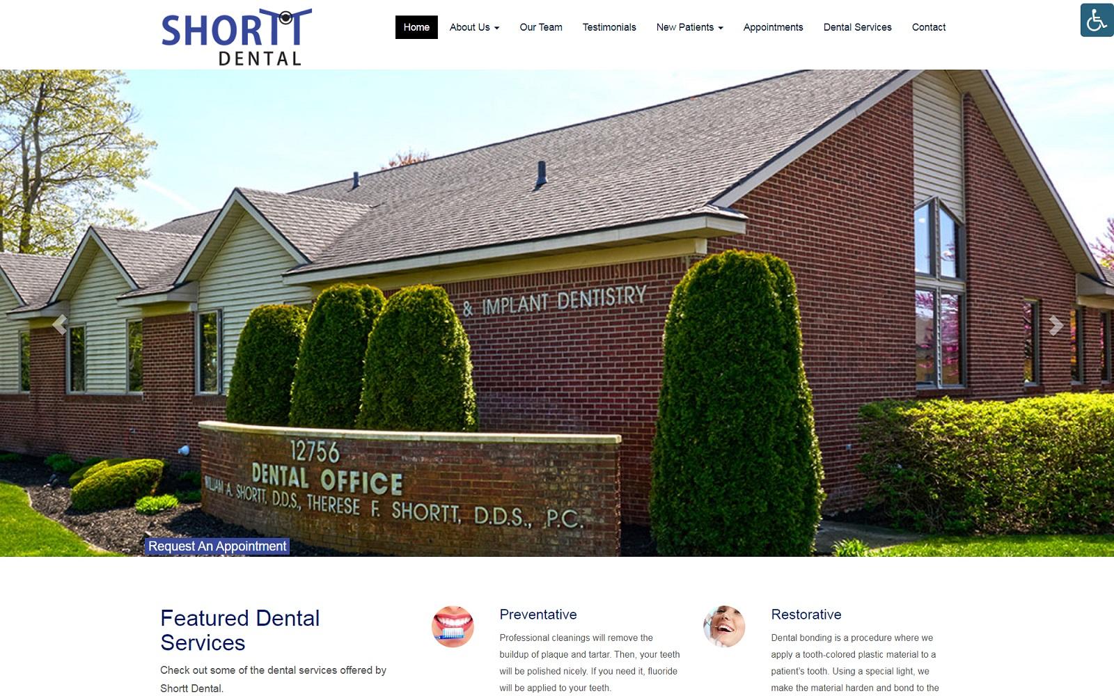 Dr. William A. Shortt DDS screenshot