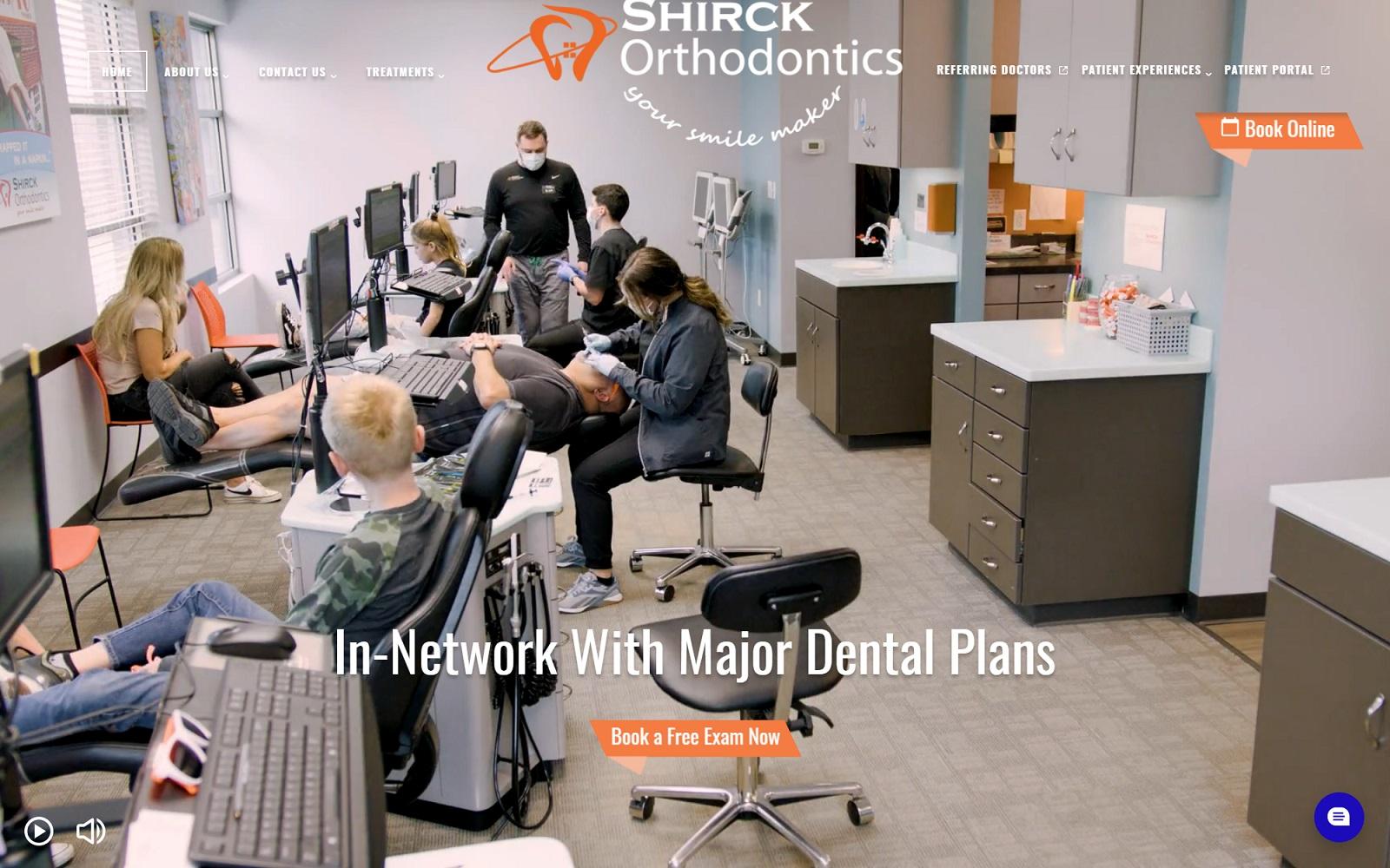Shirck Orthodontics screenshot