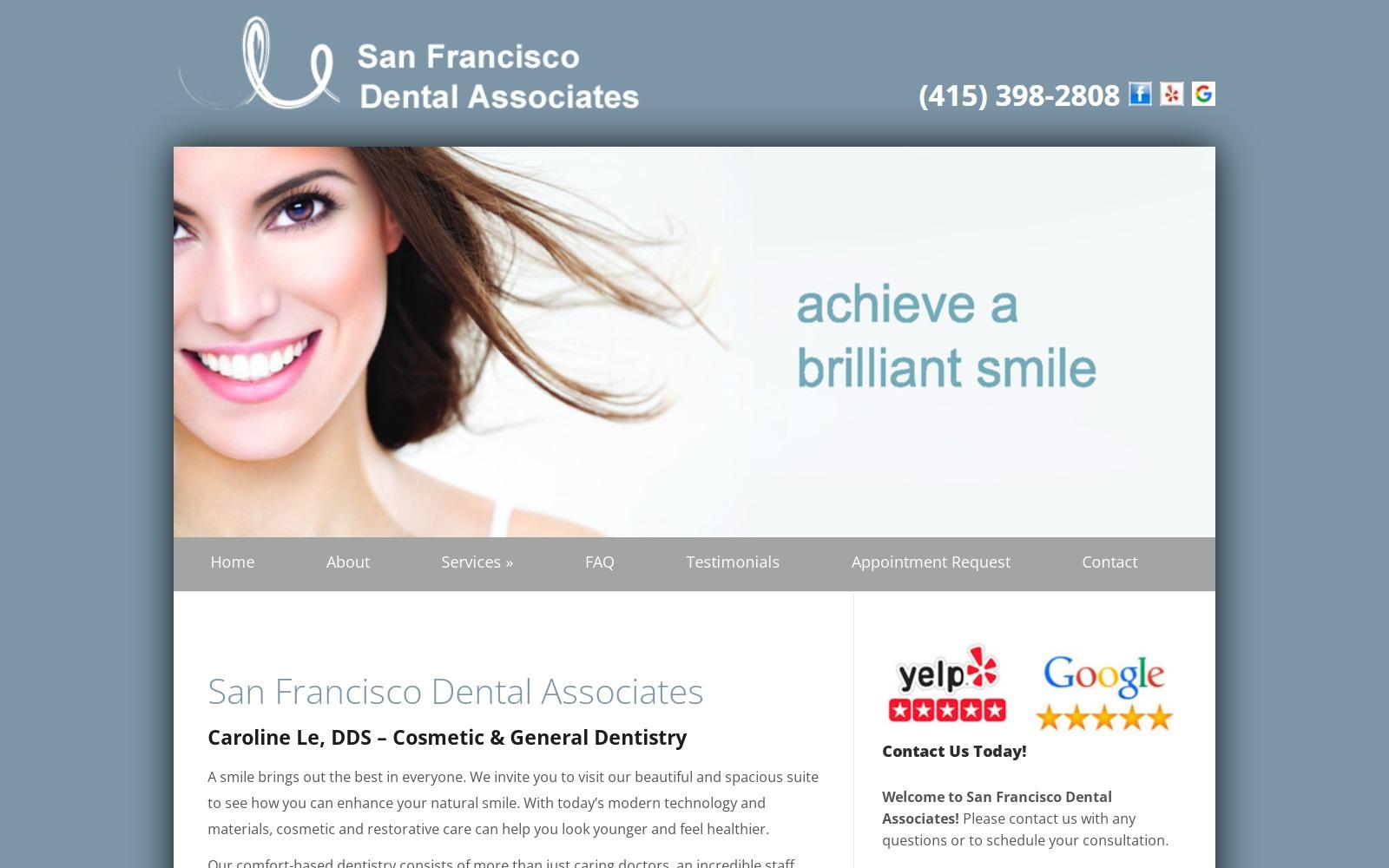 Dr. Caroline M. Le DDS screenshot