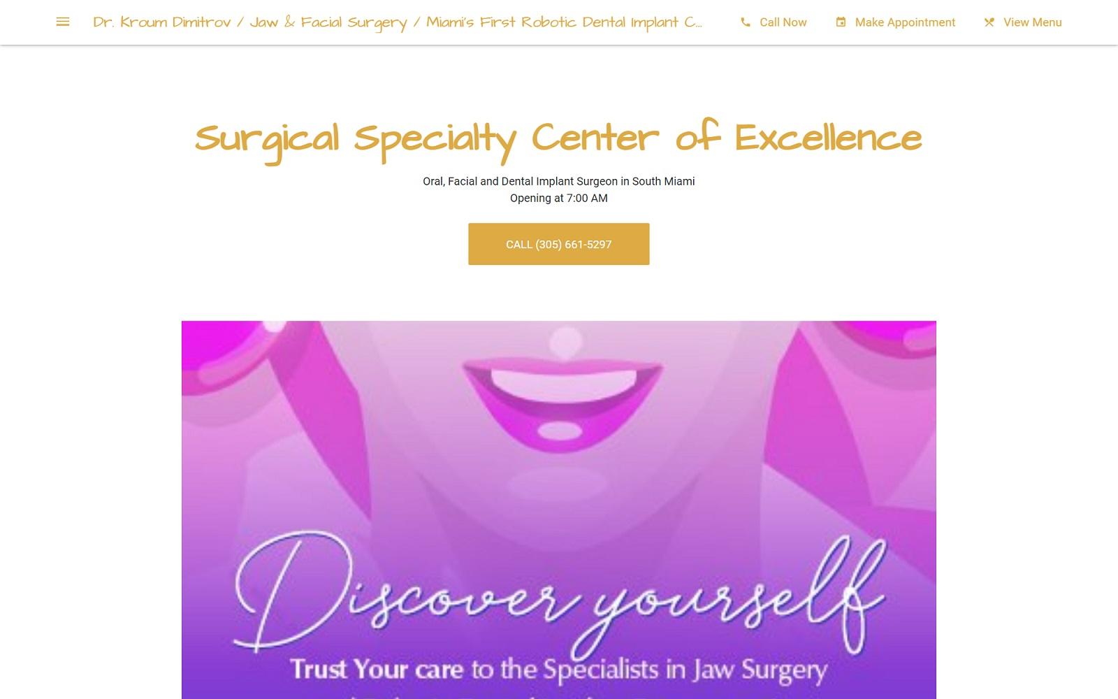 Dr. Kroum Dimitrov / Jaw & Facial Surgery