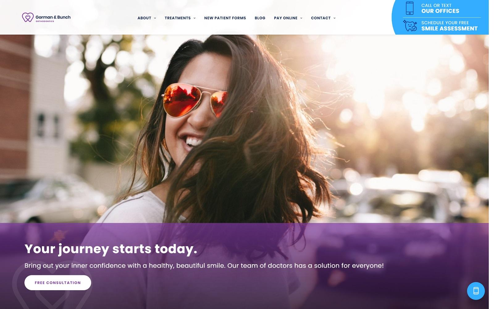 Hickman Orthodontics screenshot