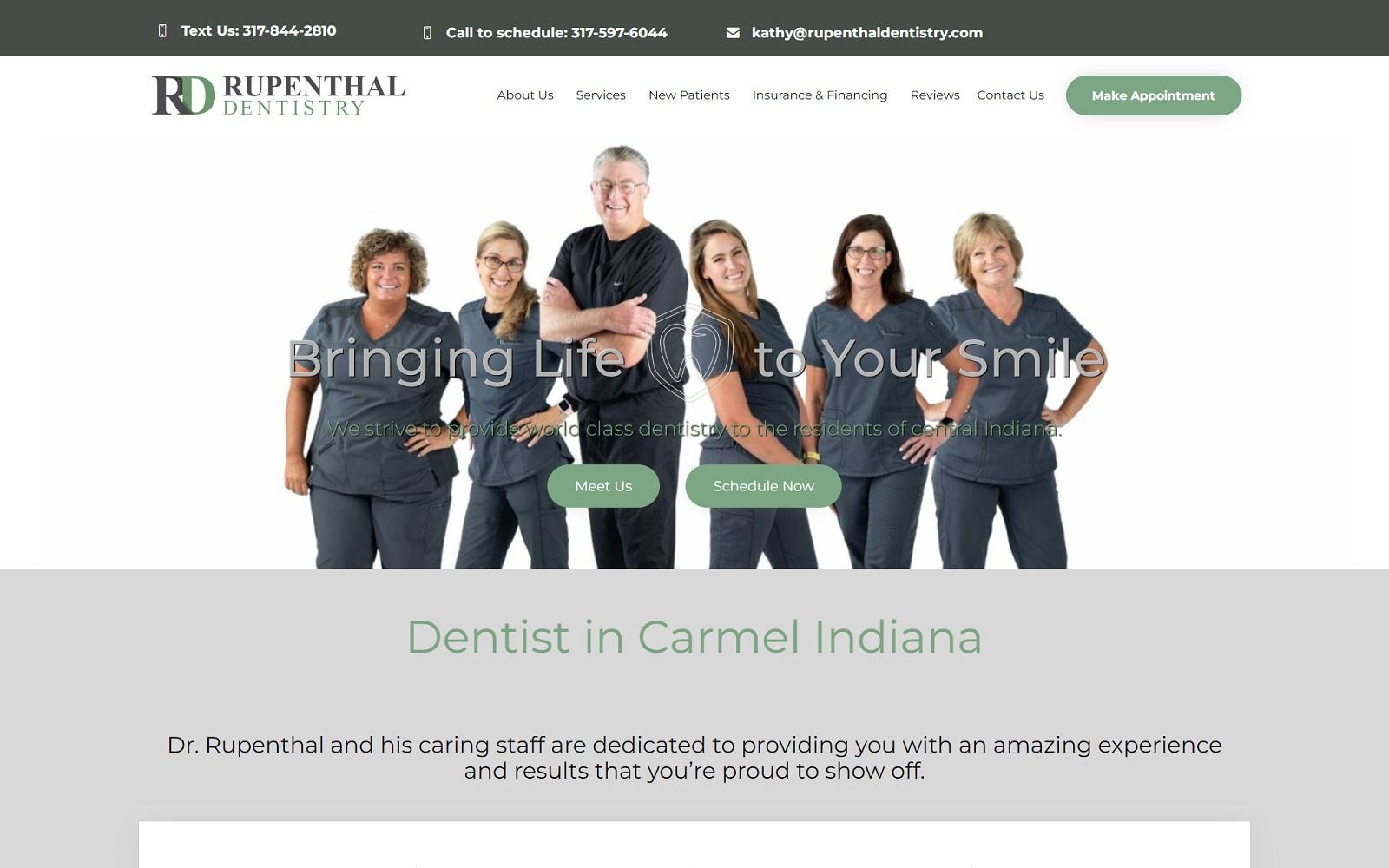 Kurt Rupenthal DDS LLC screenshot