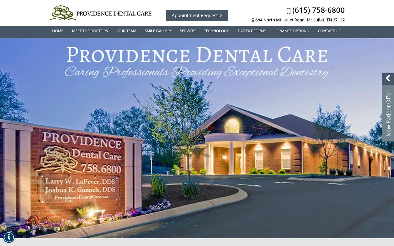 Providence Dental Care La Fever Larry W DDS
