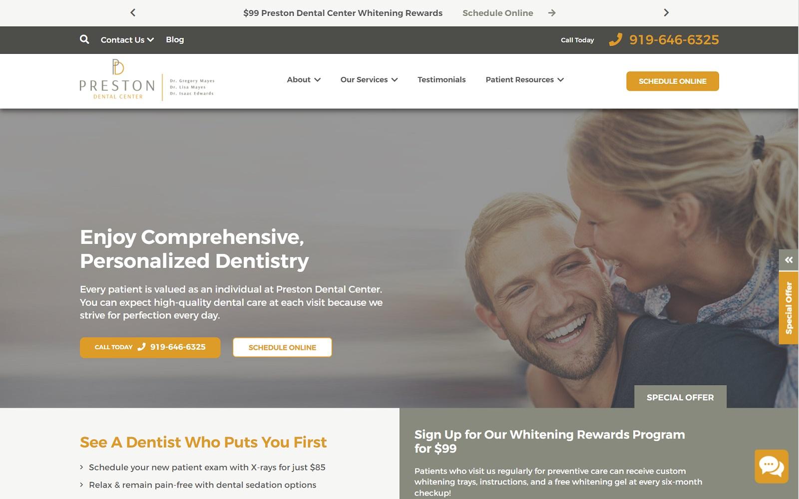 Preston Dental Center screenshot