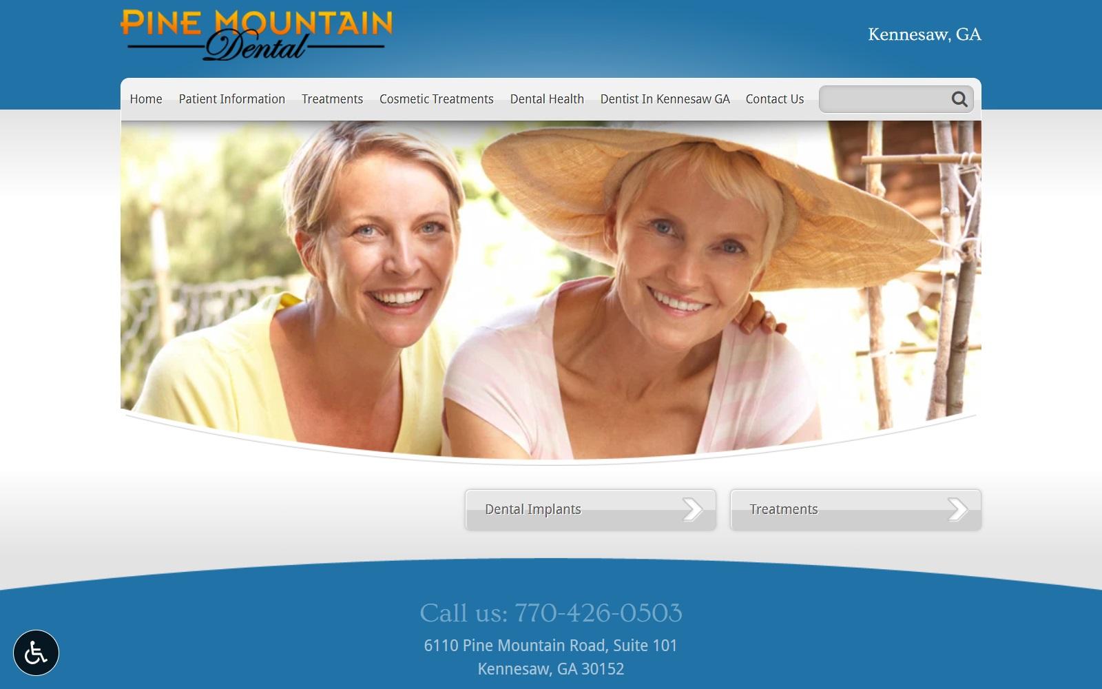Dr. Tom Turner DDS Pine Mountain Dental Care screenshot
