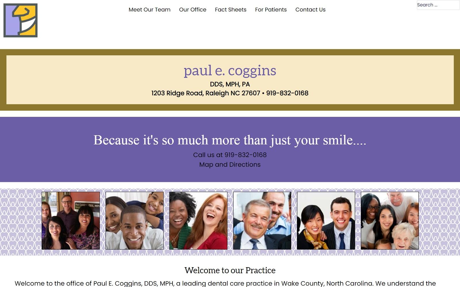 Paul E. Coggins DDS MPH