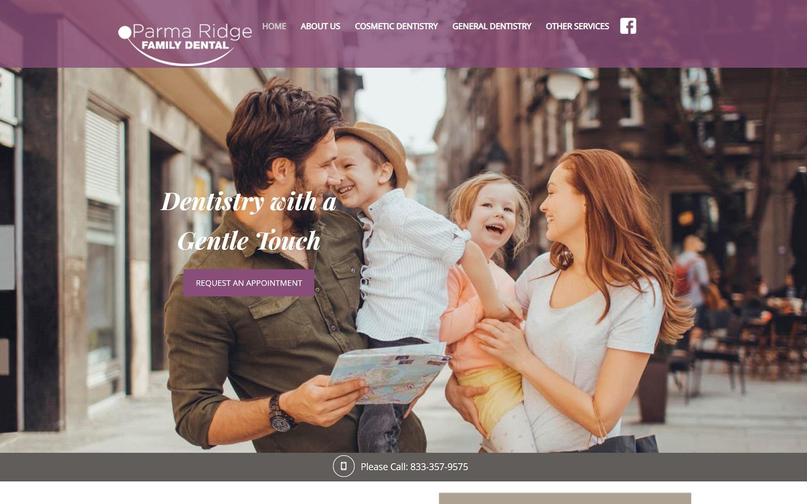 Parma Ridge Family Dental screenshot