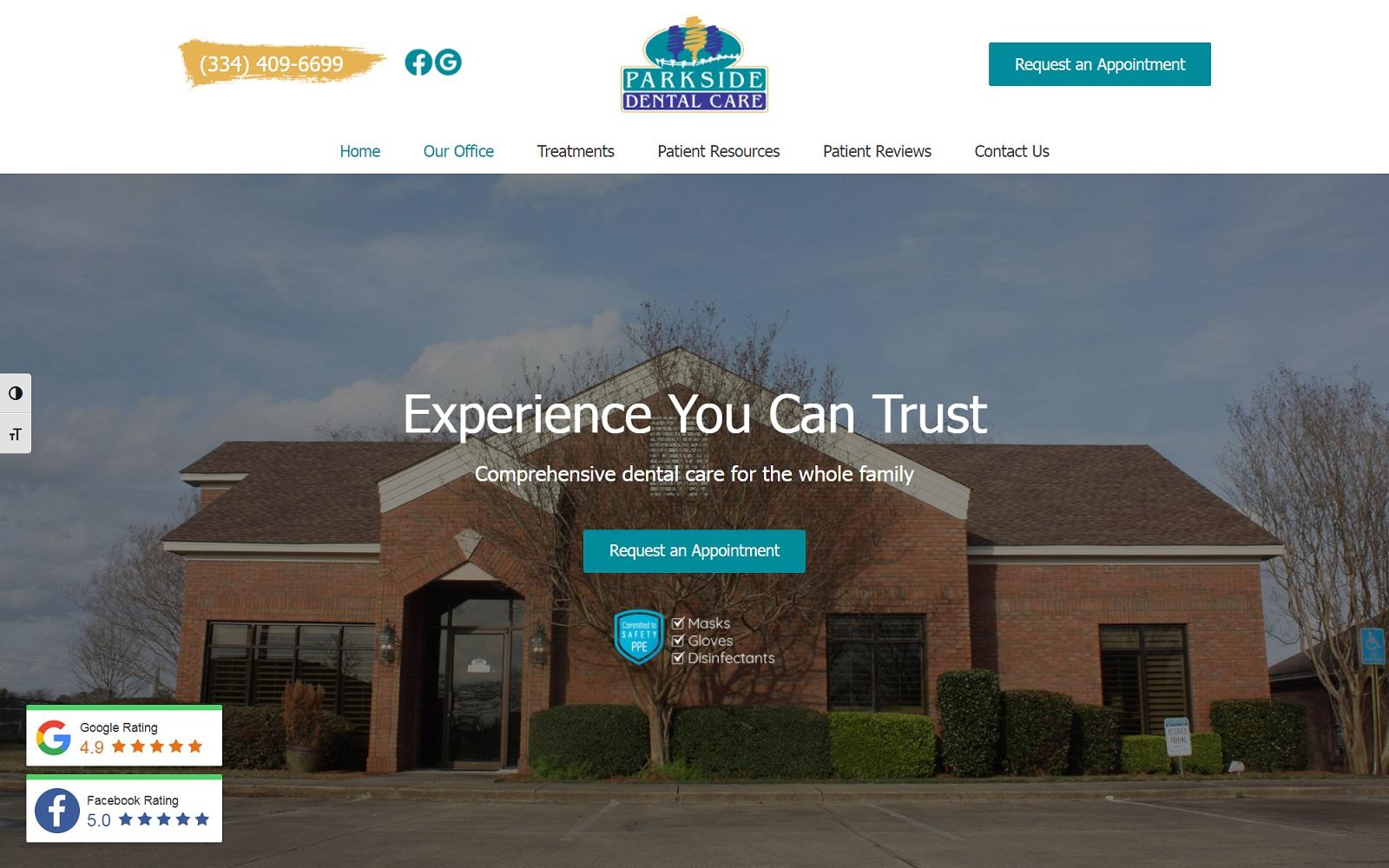 Parkside Dental Care screenshot