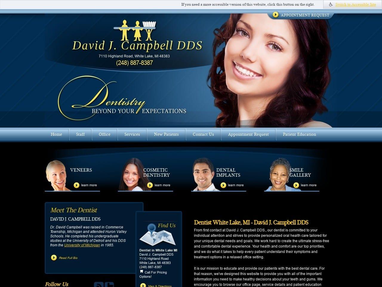 David J Campbell DDS