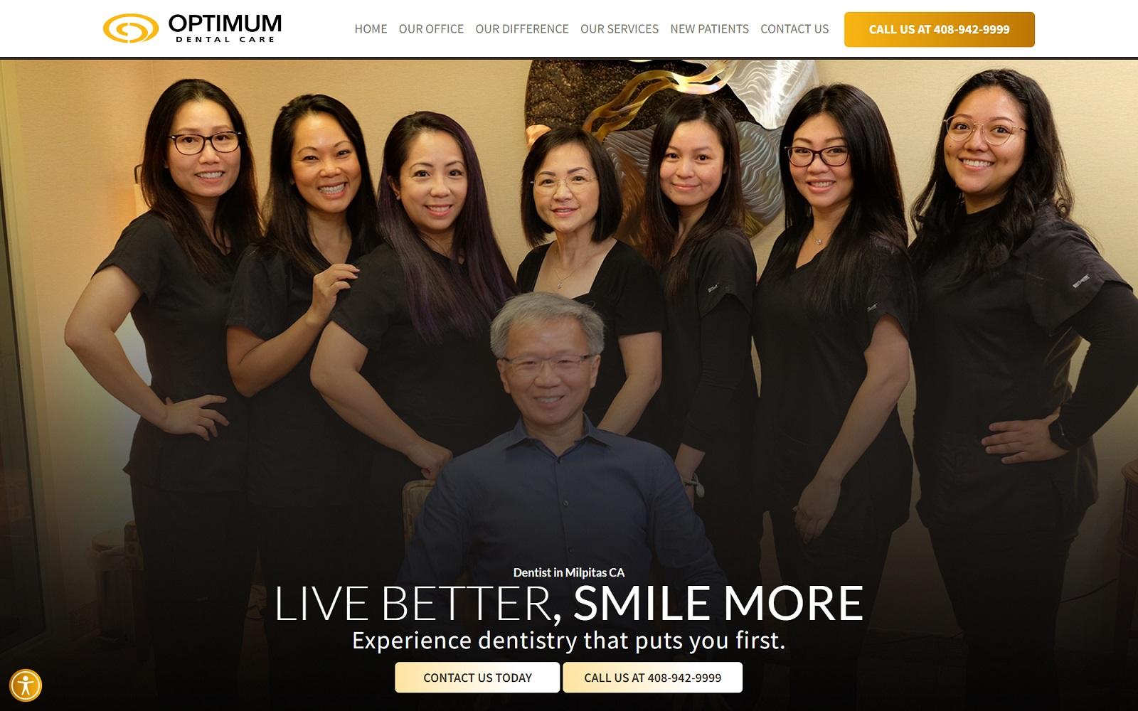 Optimum Dental Care screenshot