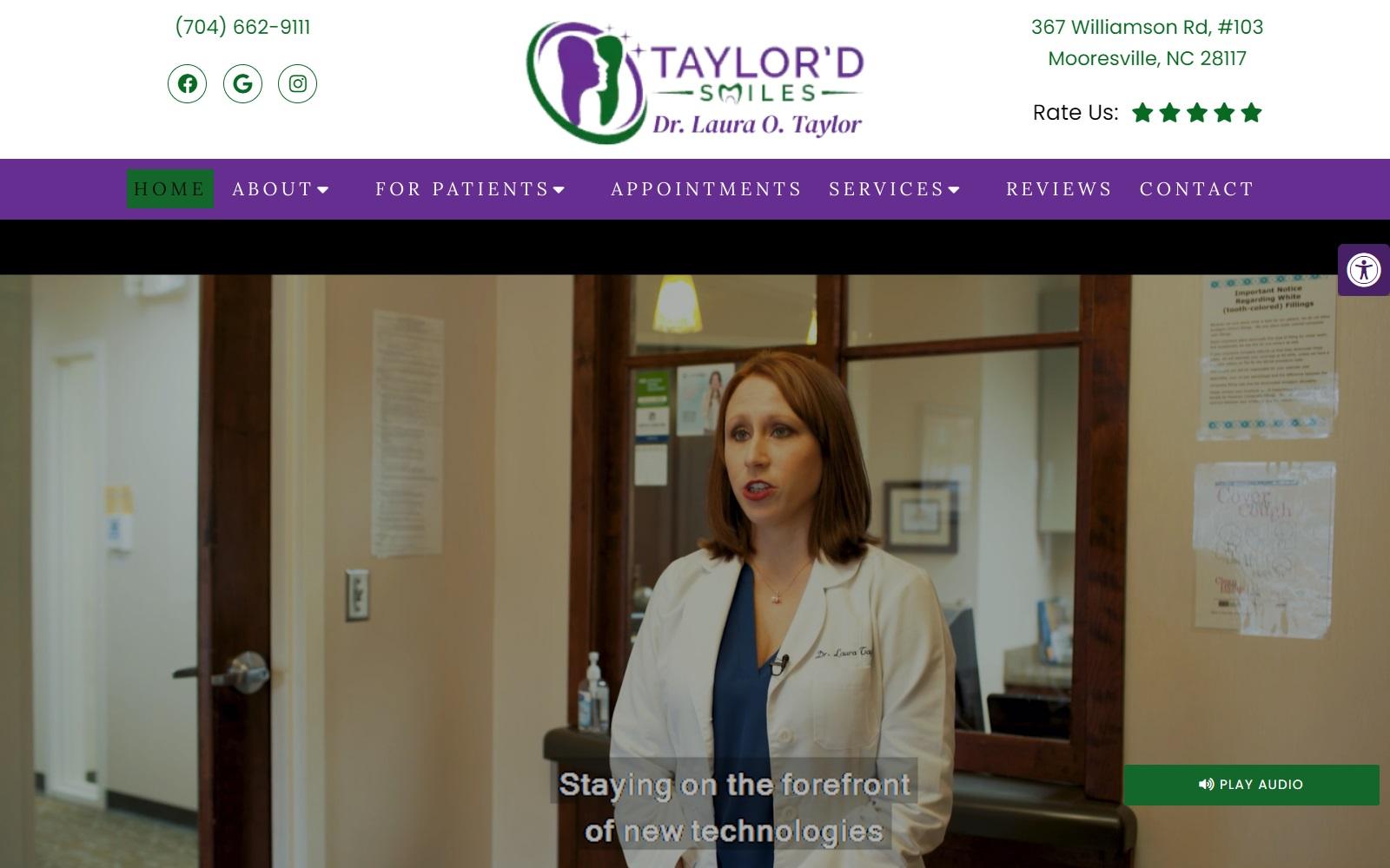 Laura Olsen Taylor, DMD screenshot