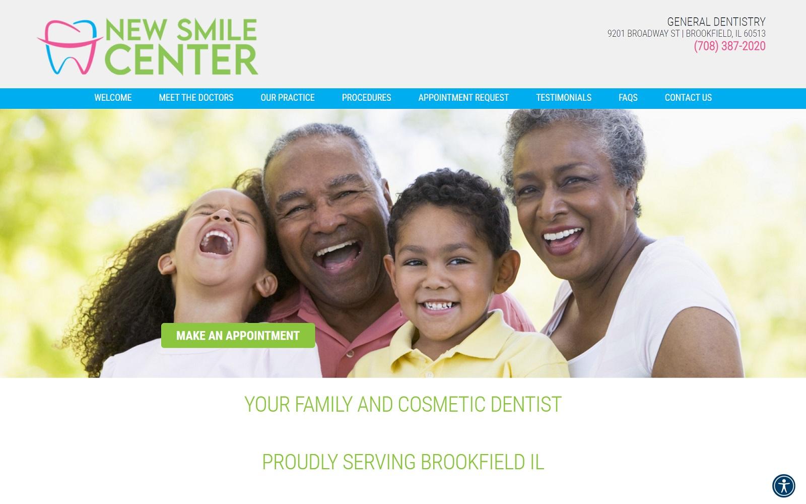 New Smile Center screenshot