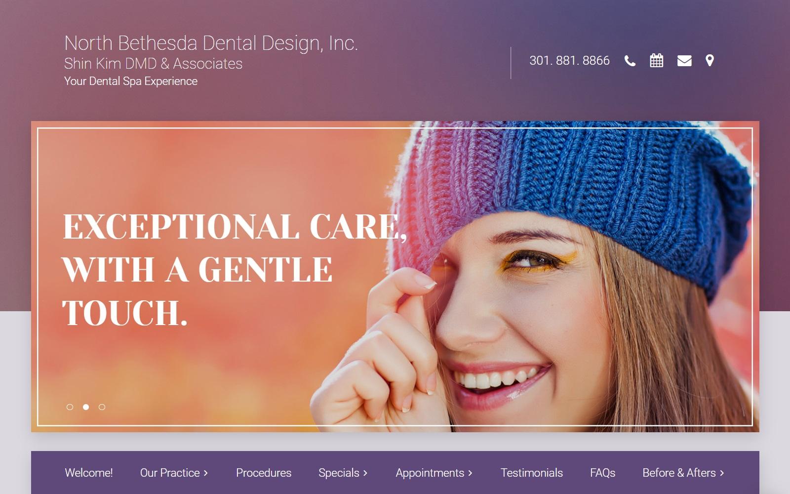 North Bethesda Dental Design screenshot