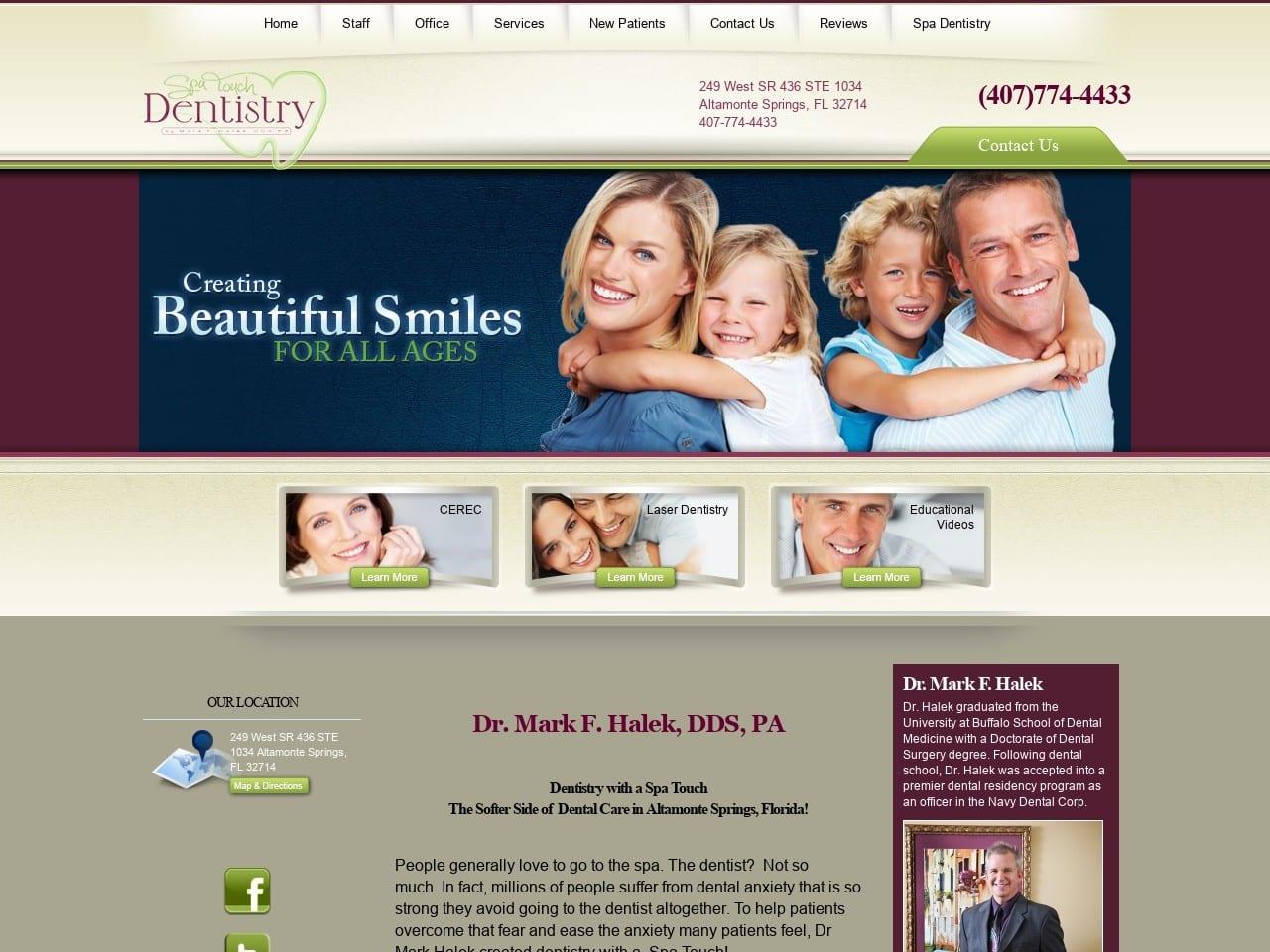 Dr. Mark F. Halek DDS