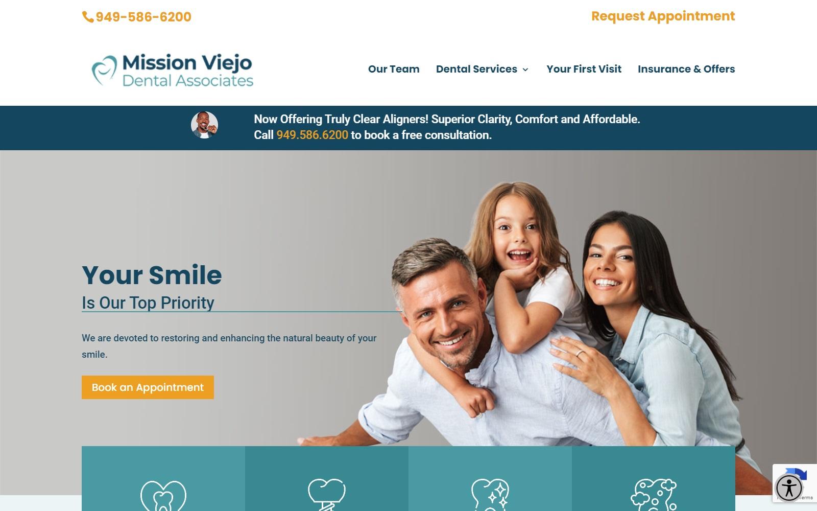 Mission Viejo Dental Associates screenshot