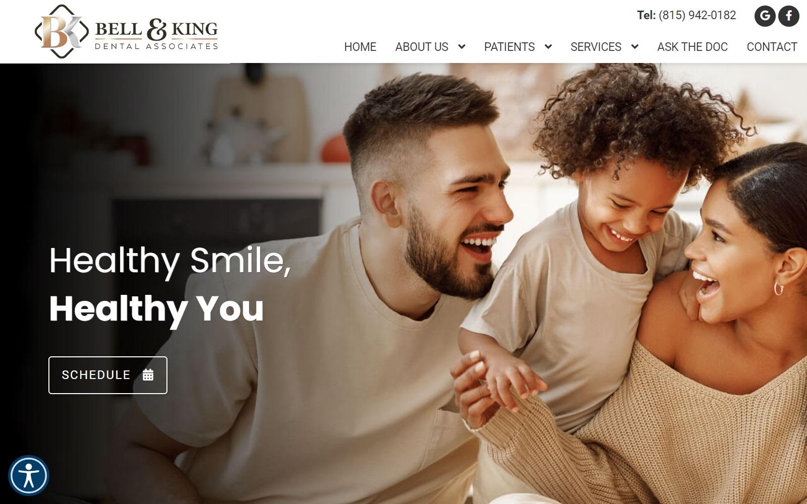 Bell & King Dental Associates screenshot