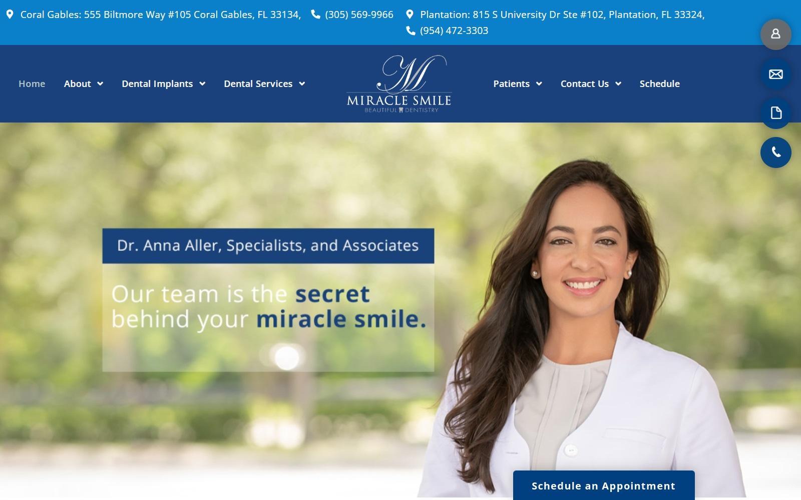 Miracle Smile Dentistry screenshot
