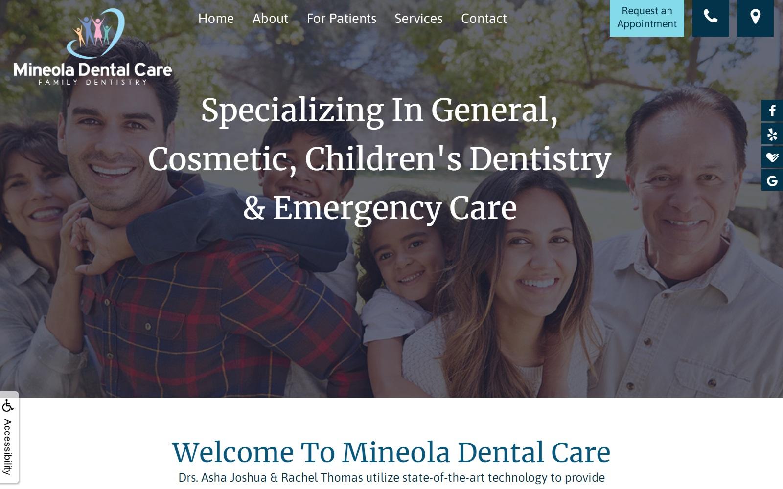 Mineola Dental Care screenshot