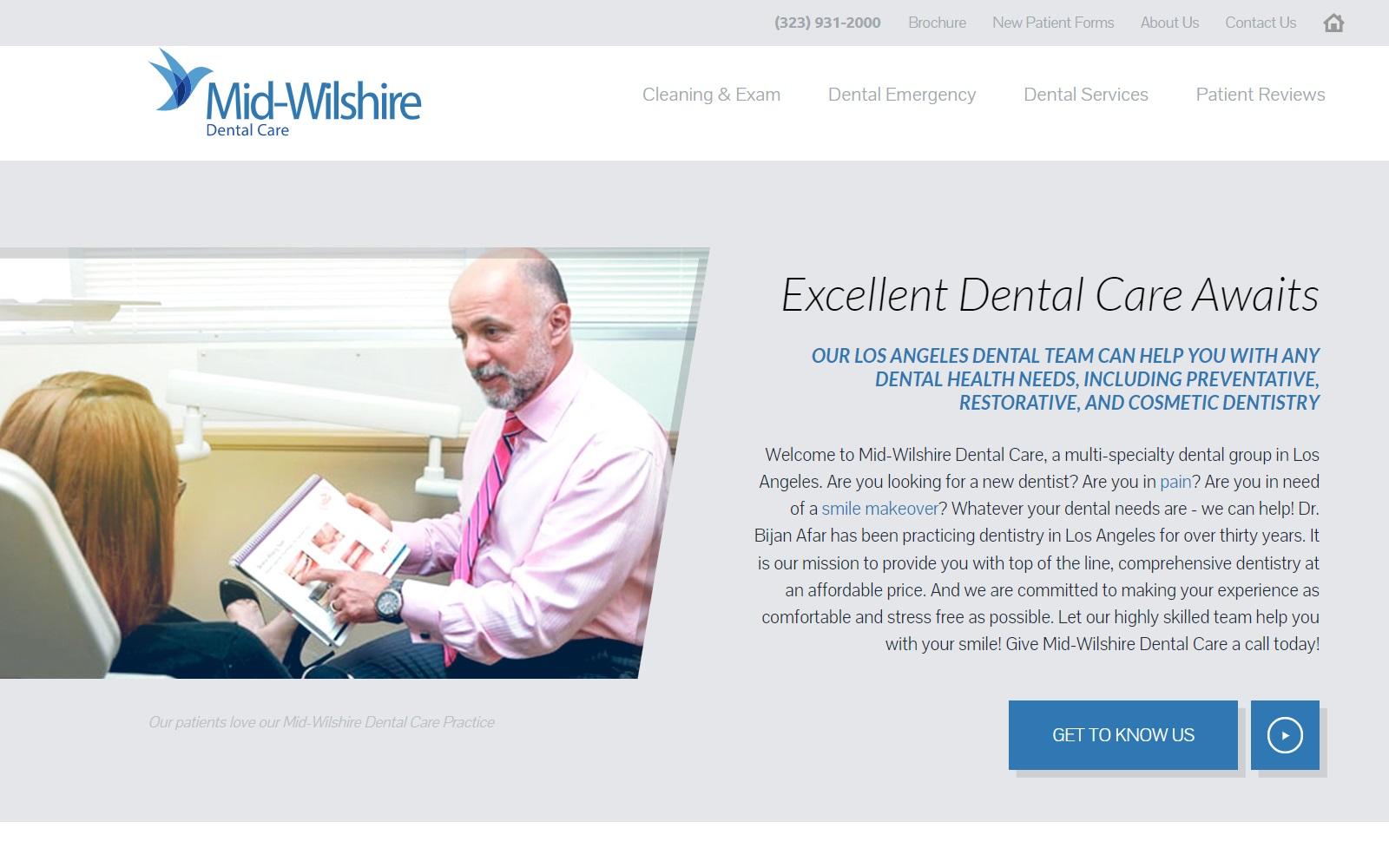 Mid-Wilshire Dental Care screenshot