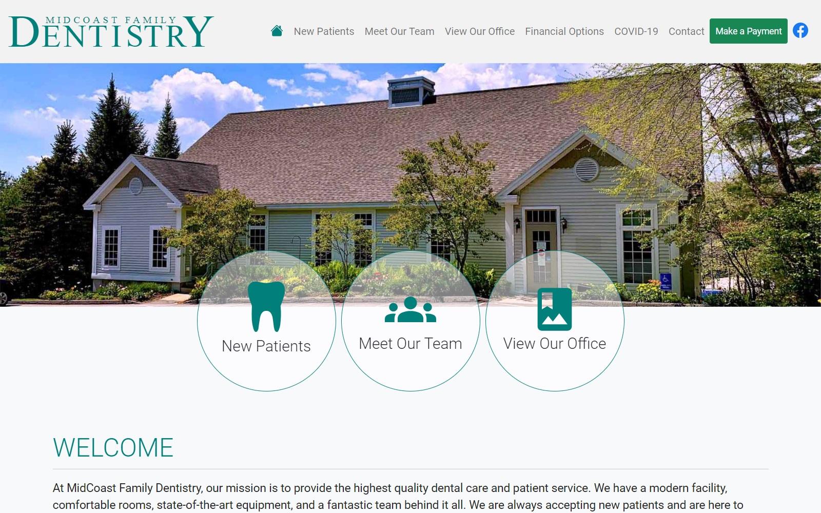 Midcoast Family Dentistry screenshot