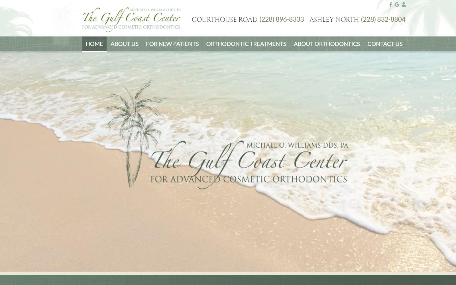 Gulf Coast Orthodontics Williams Michael O DDS screenshot