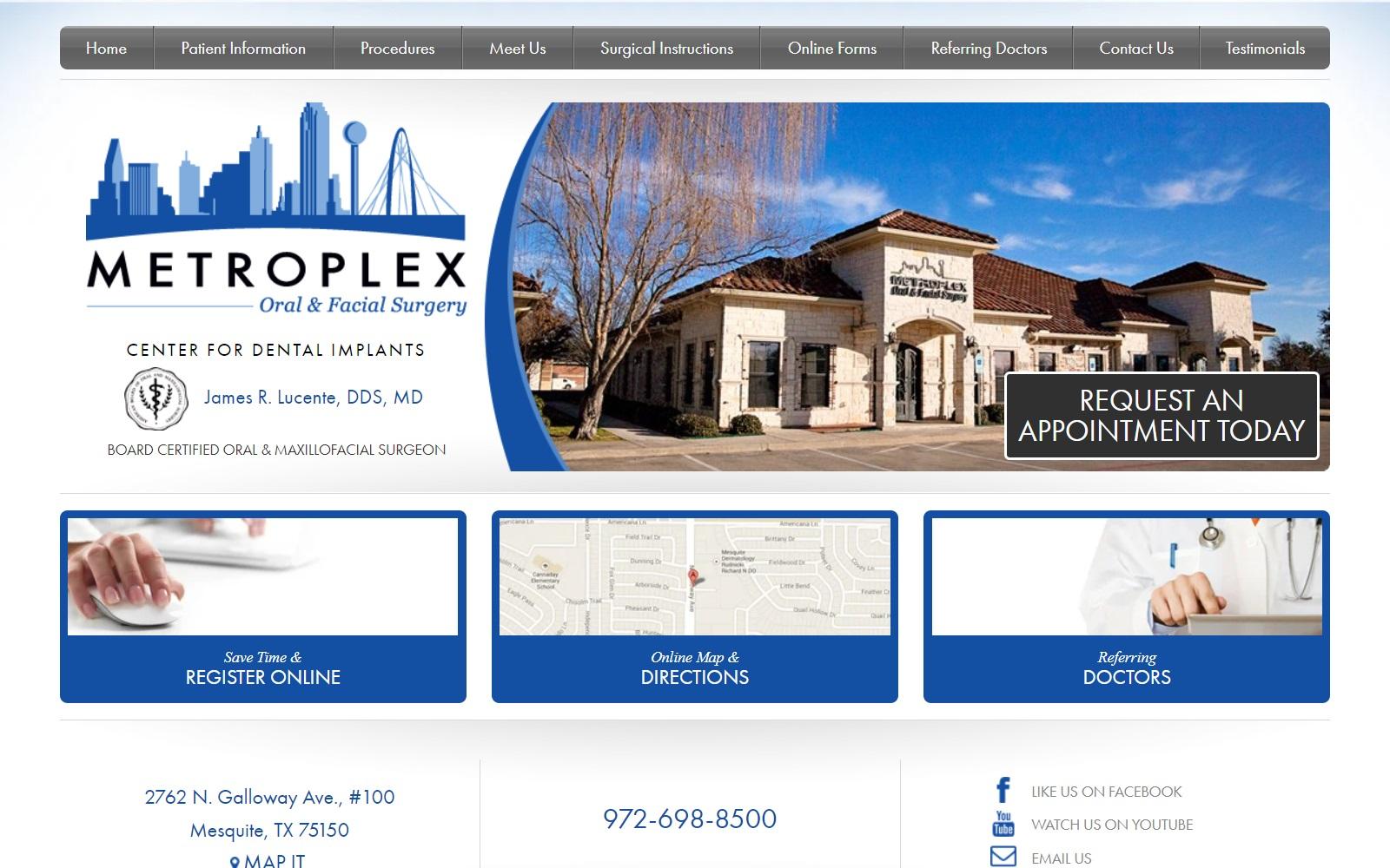 Metroplex Oral & Facial Surgery Lucente James DDS