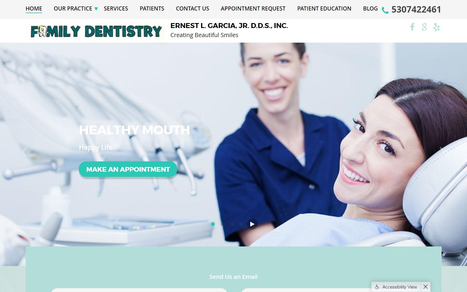 Dr. Ernest L. Garcia Jr DDS