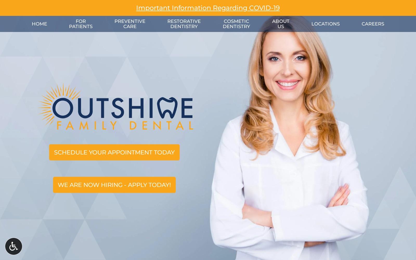 Outshine Family Dental screenshot