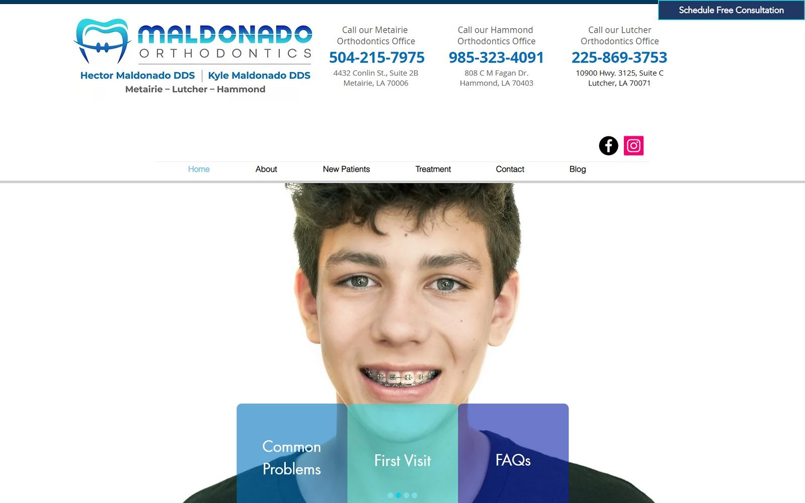 Hector Maldonado DDS screenshot