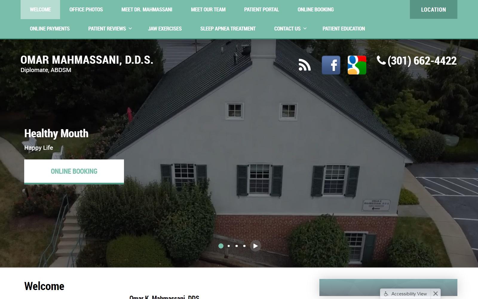 Mahmassani Omar K. DDS screenshot