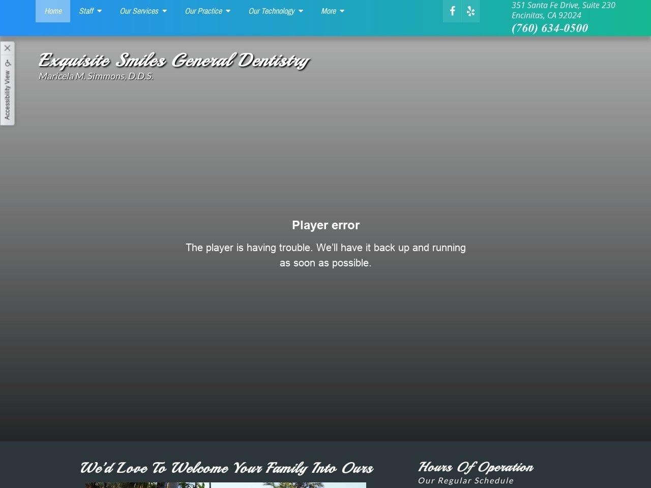 Maricela M. Simmons D.D.S. screenshot