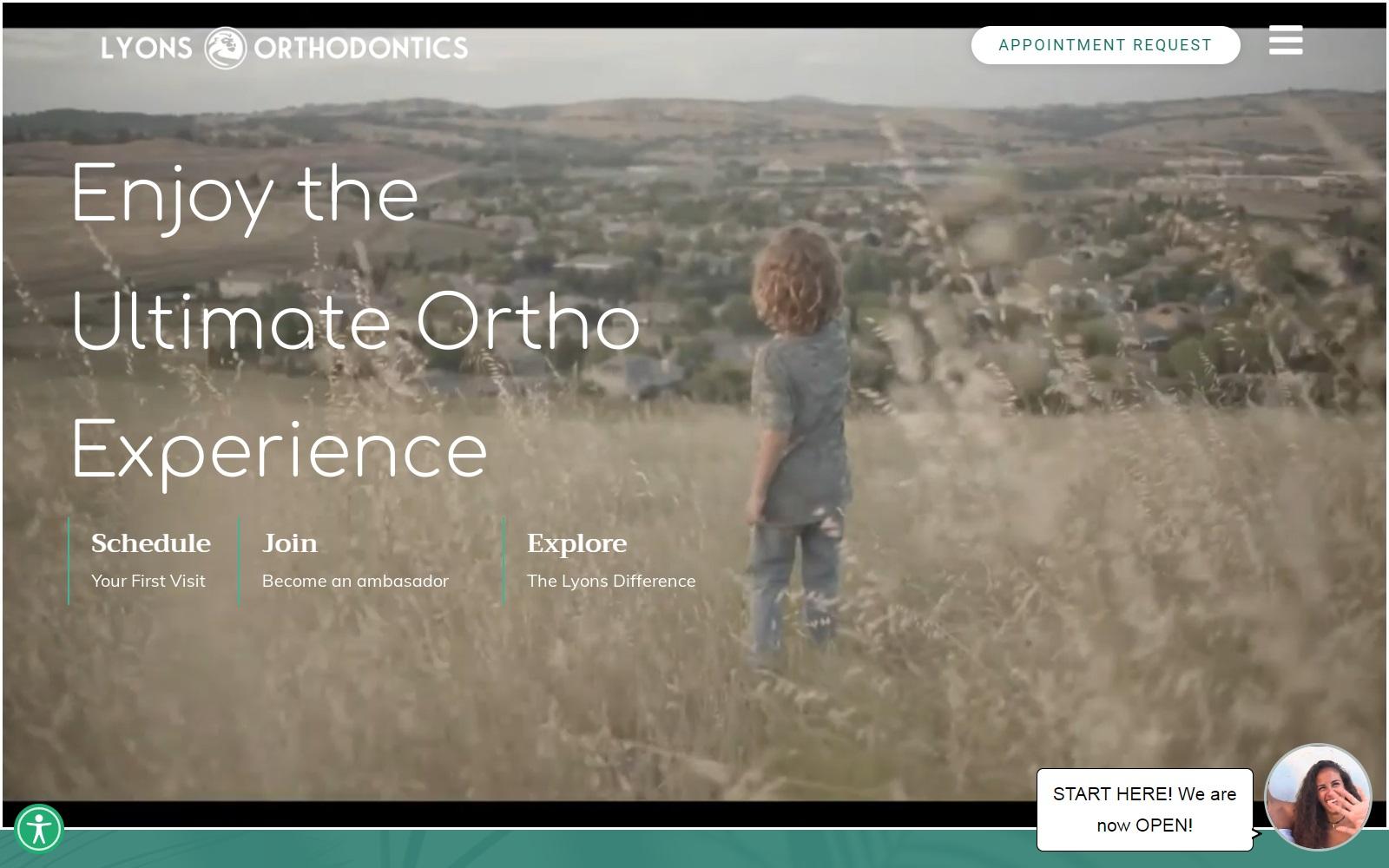 Lyons Orthodontics screenshot
