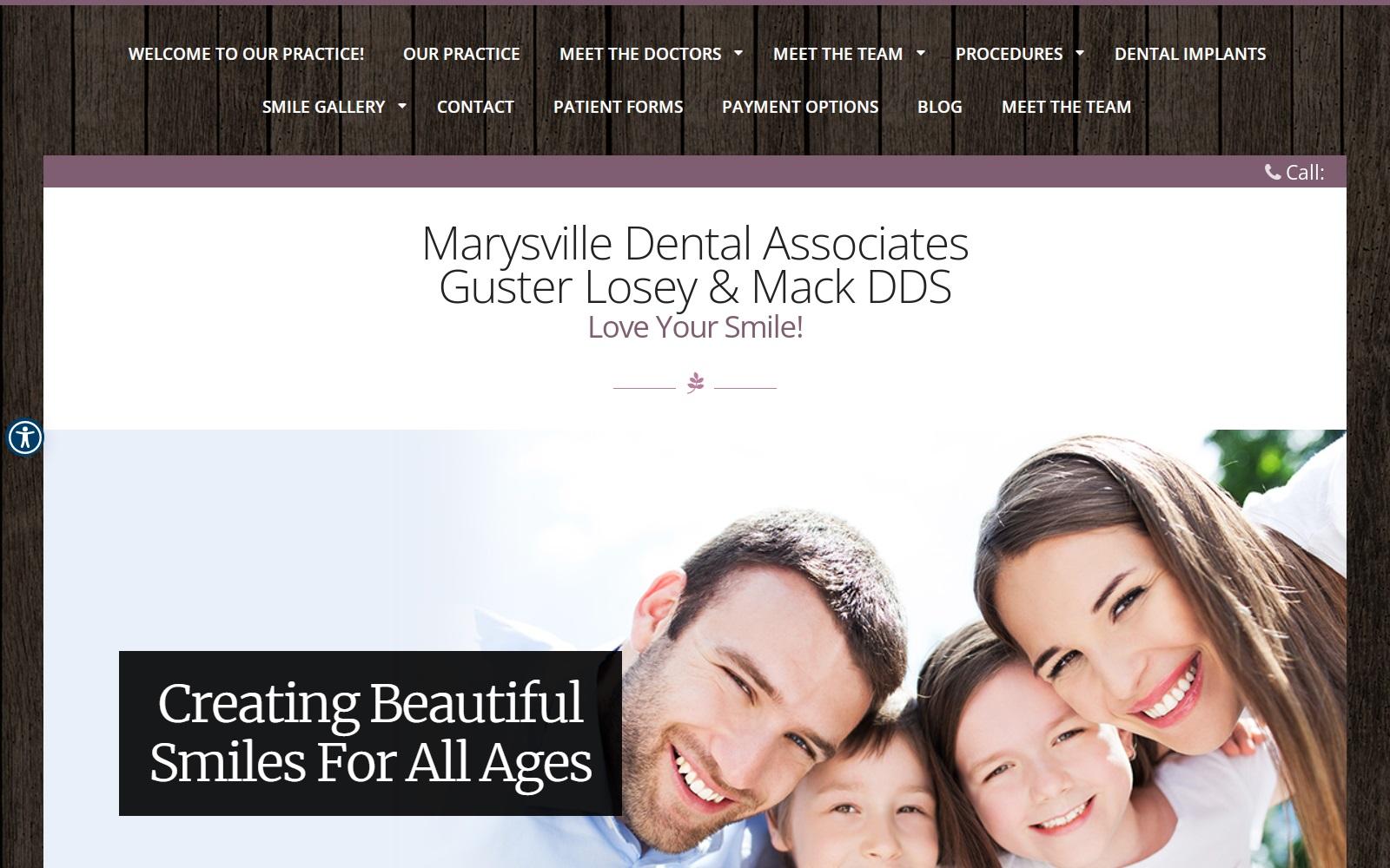 Marysville Dental Associates Guster Losey & Mack DDS