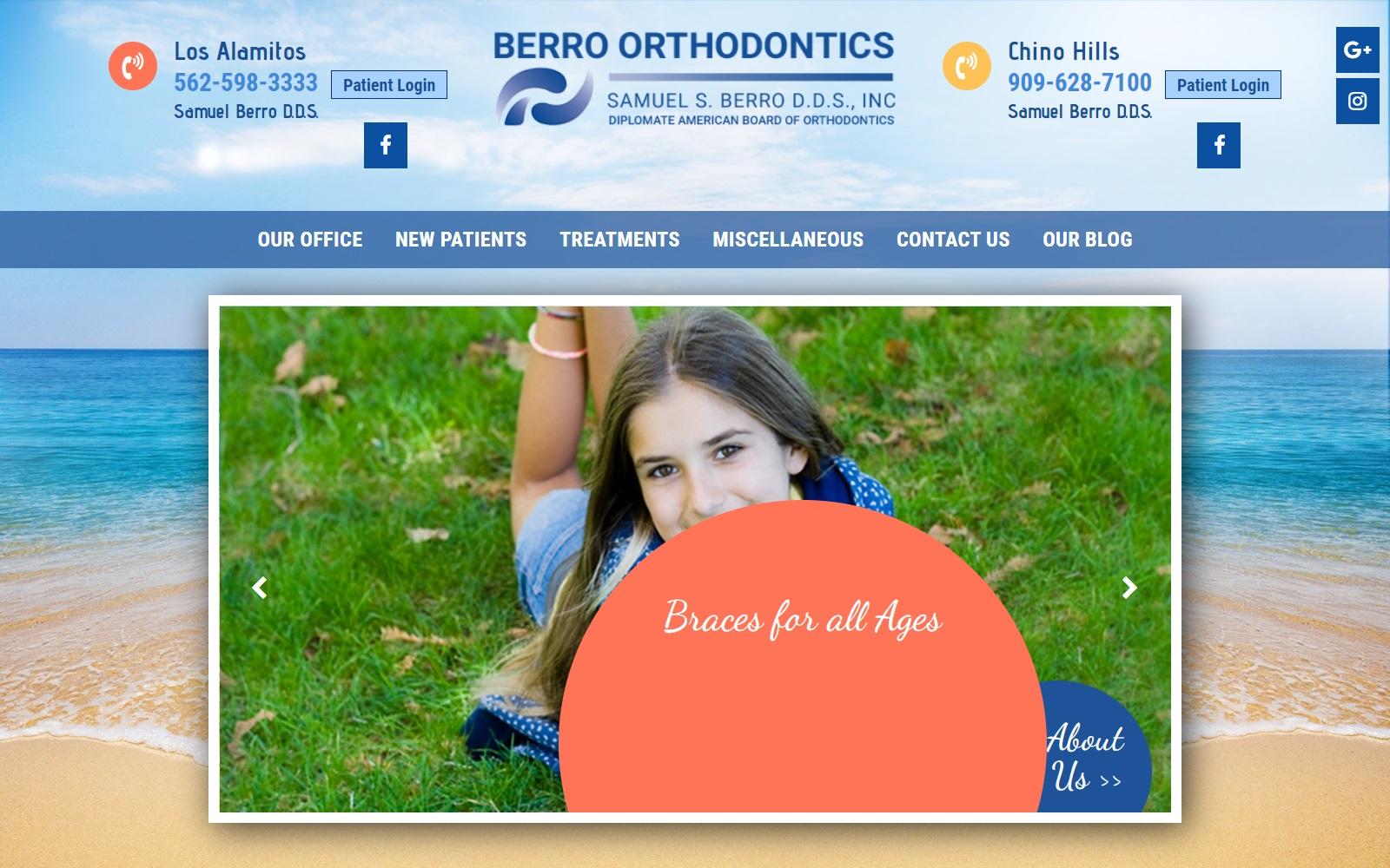 Berro Orthodontics screenshot