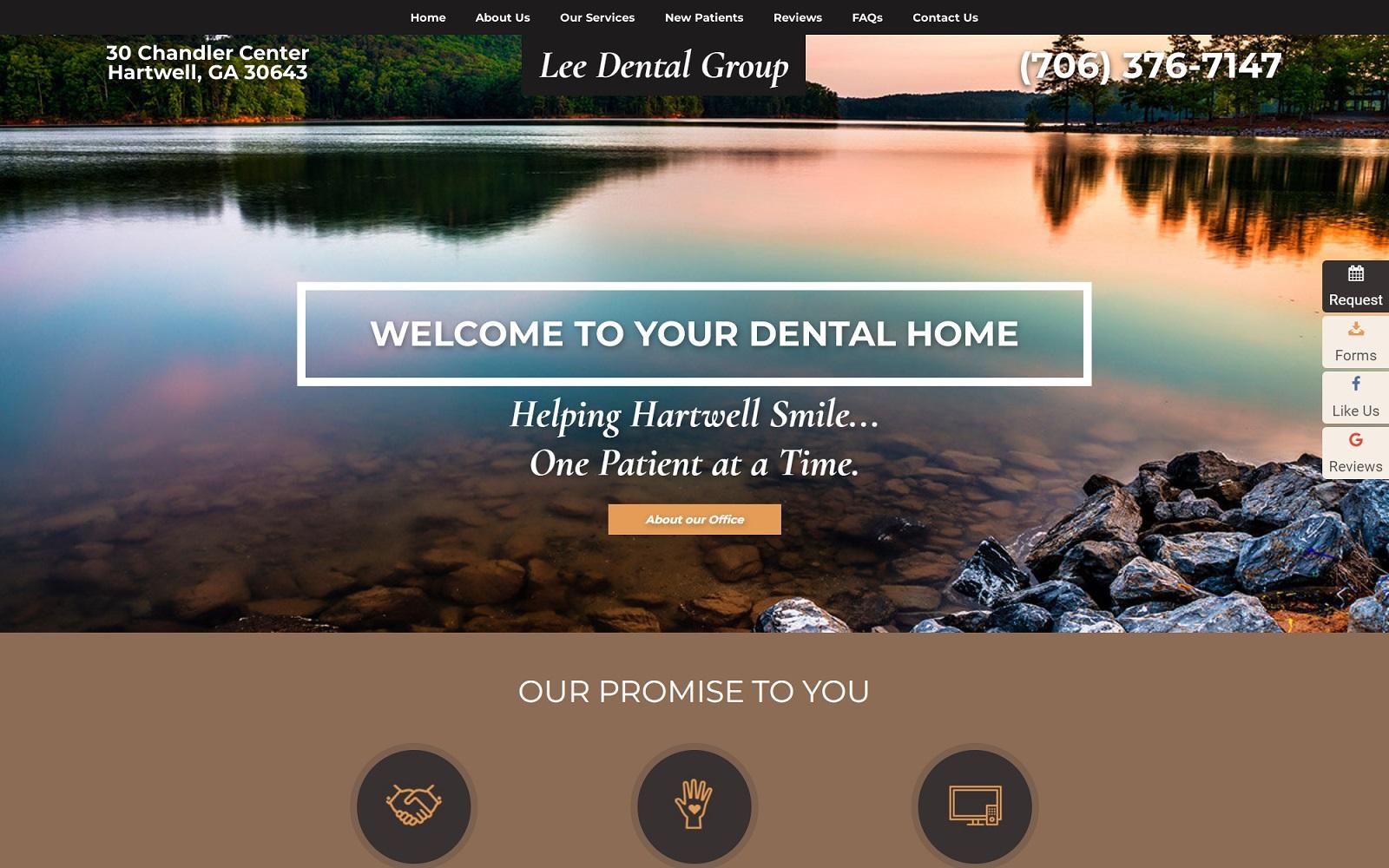 Lee Dental Group screenshot