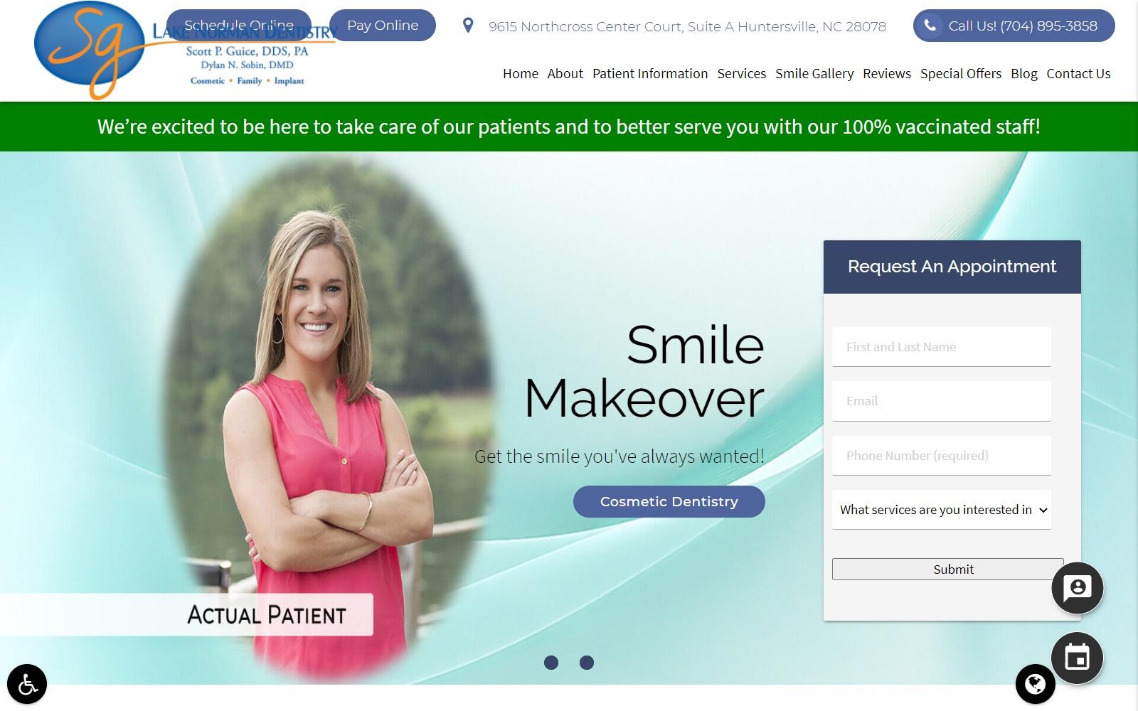 Lake Norman Dentistry screenshot