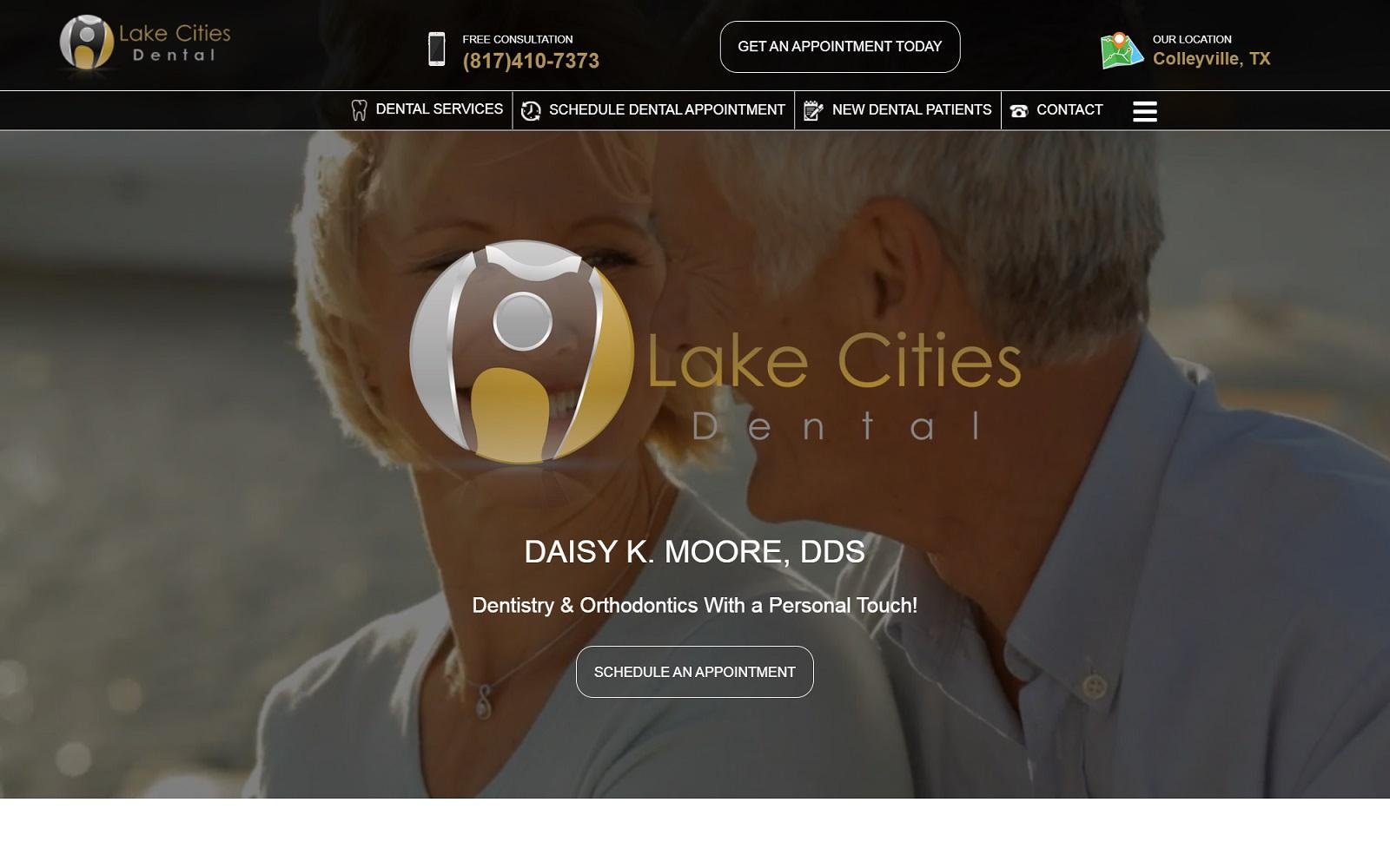 Lake Cities Dental screenshot