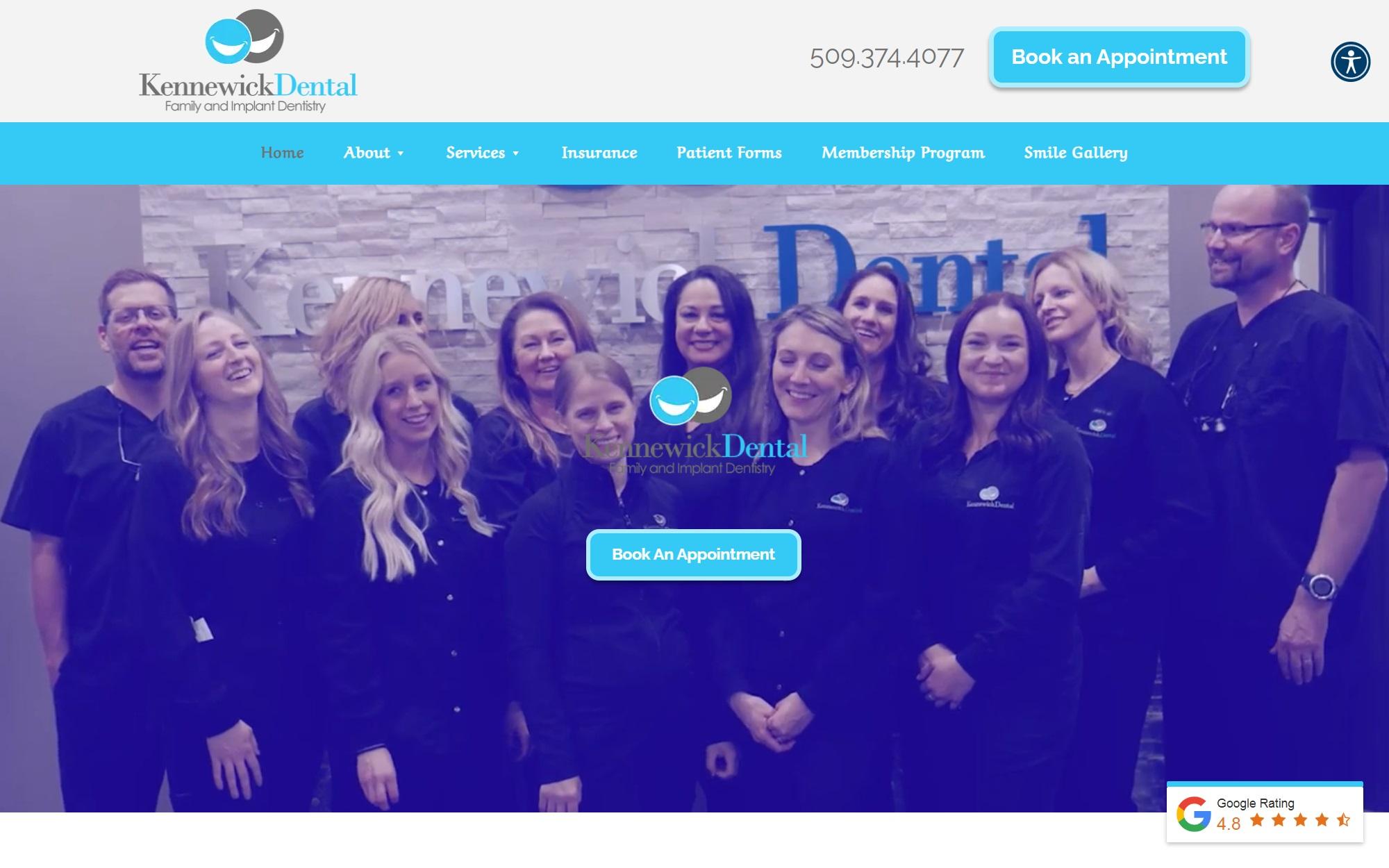 Kennewick Dental screenshot
