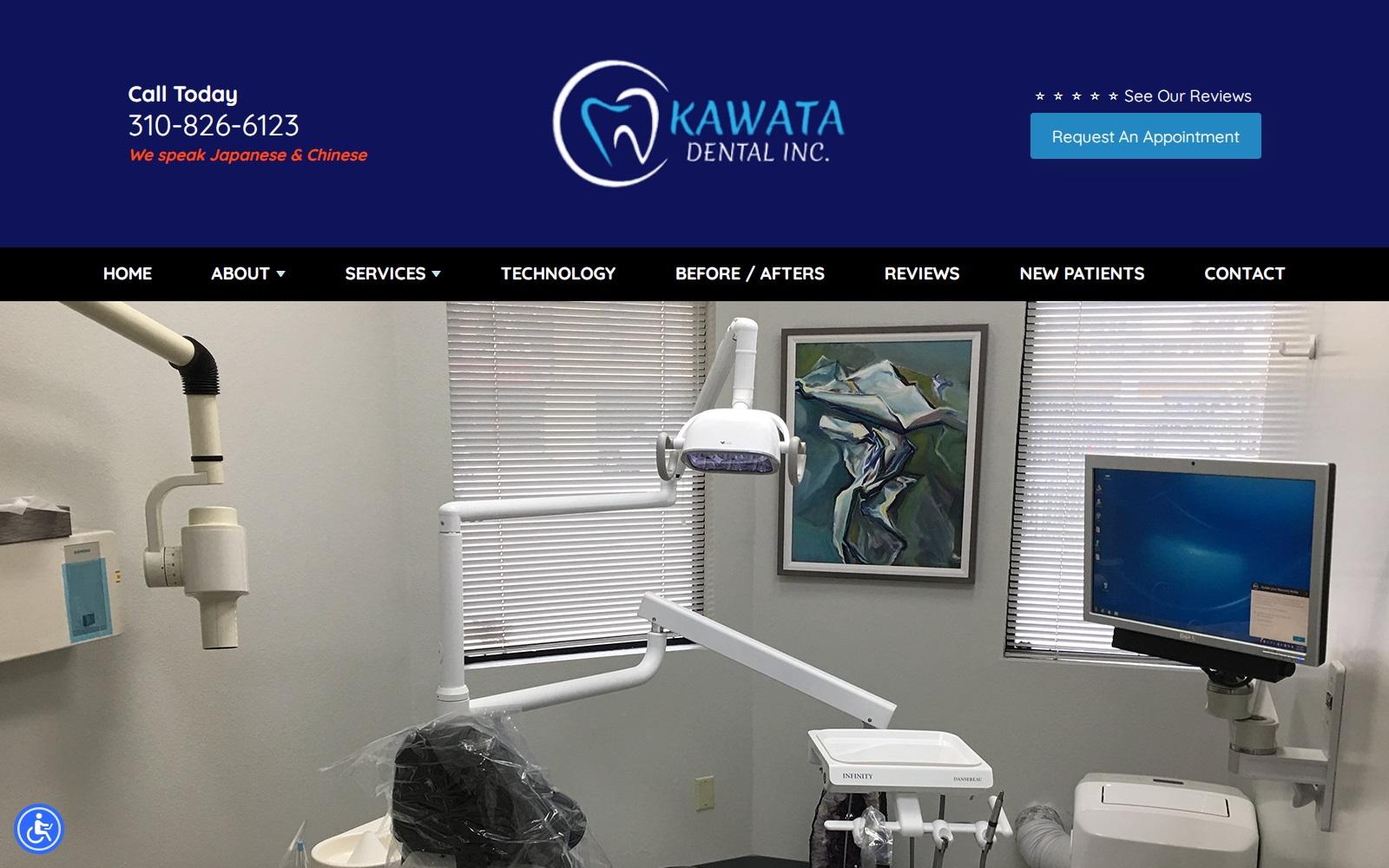 Kawata Dental Inc. screenshot