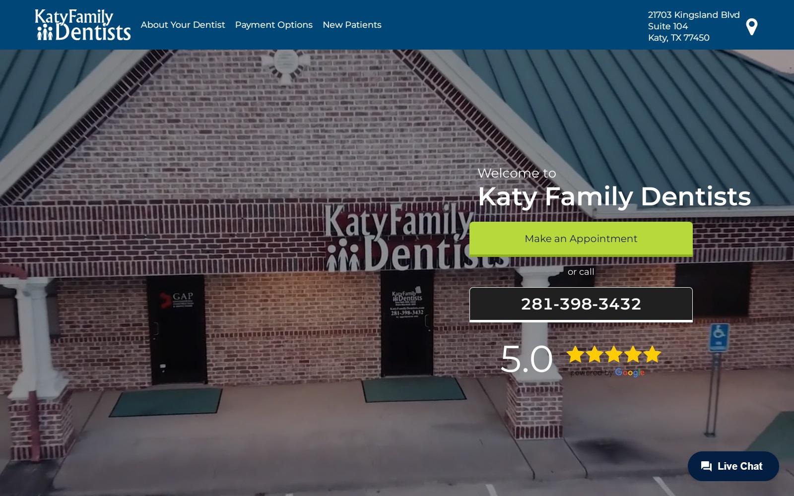 Katy Family Dentists screenshot