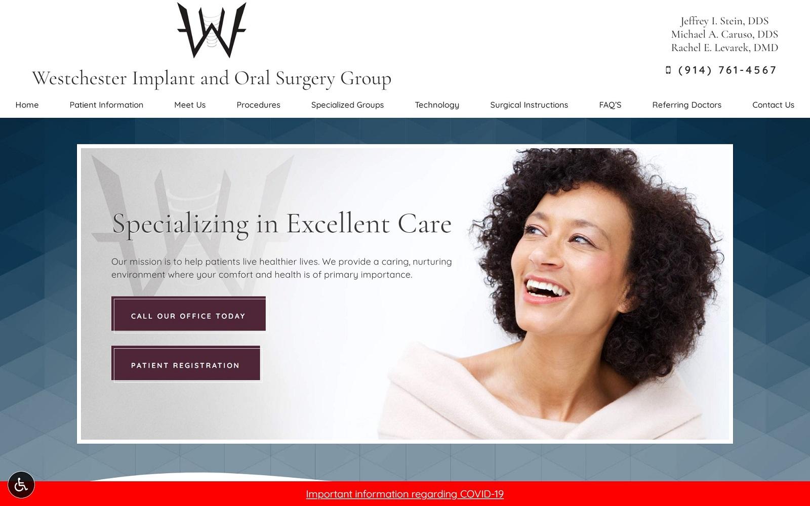 Westchester Implant & Oral Surgery Group screenshot