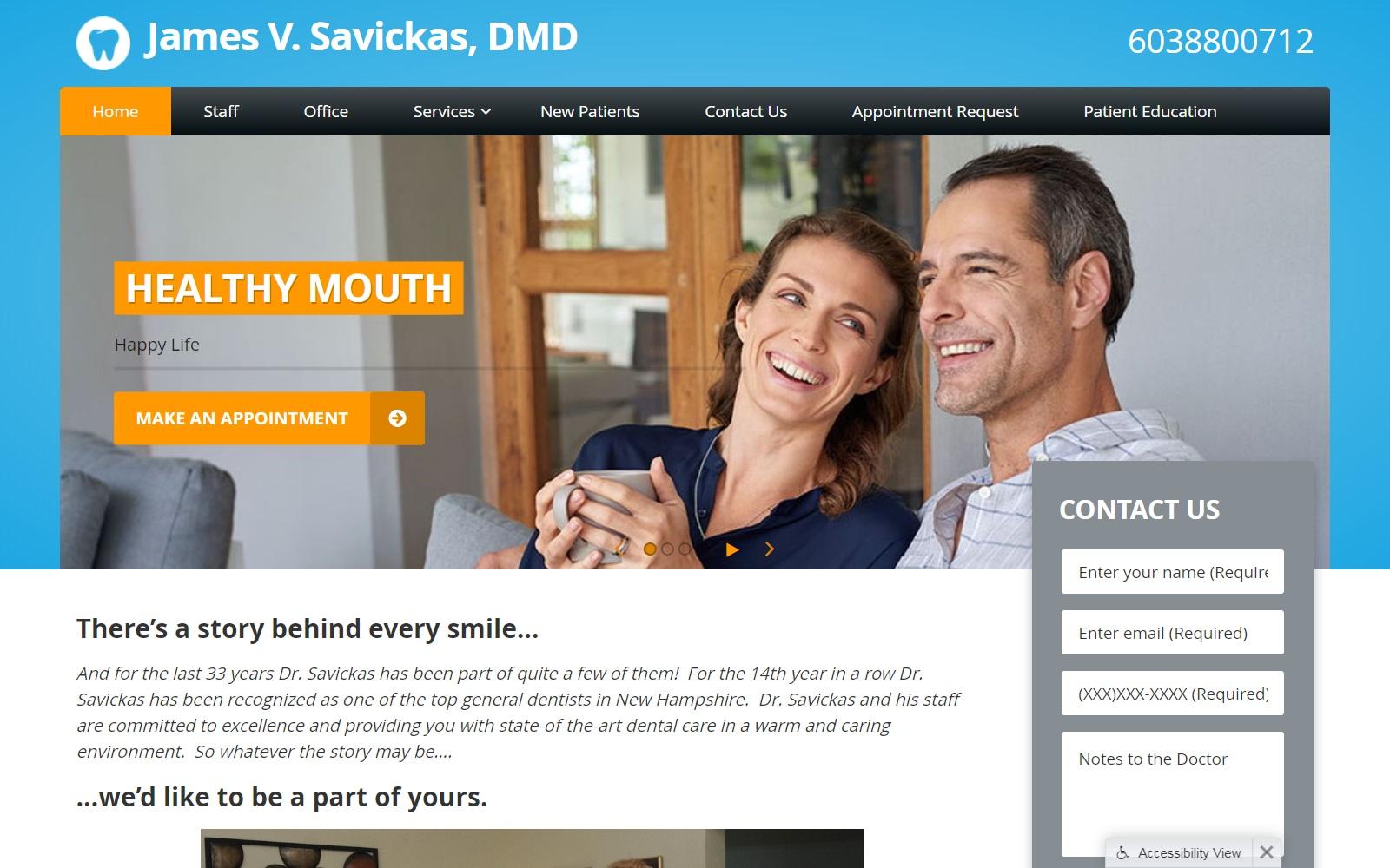 James V. Savickas DMD