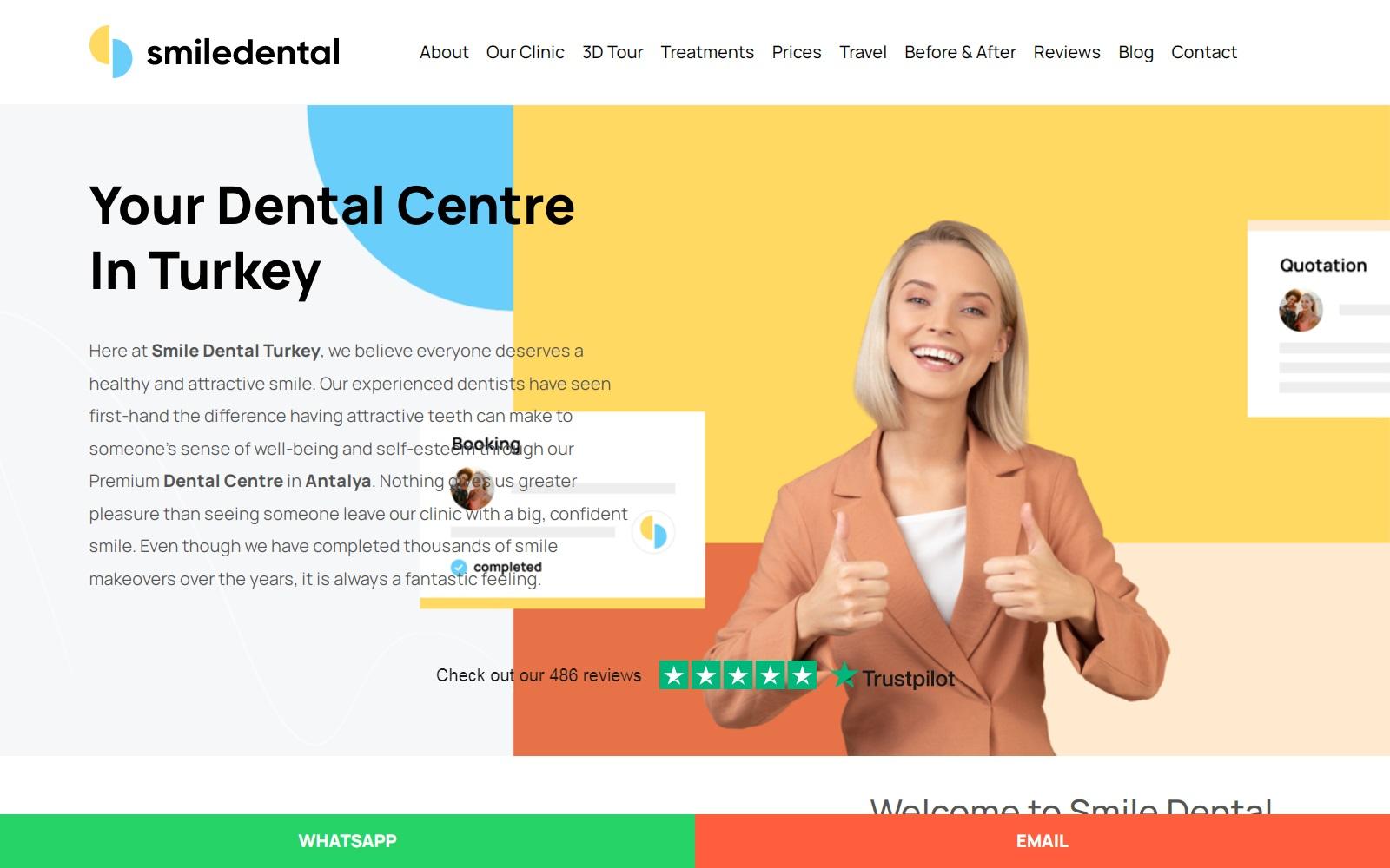 Smile Dental Turkey screenshot