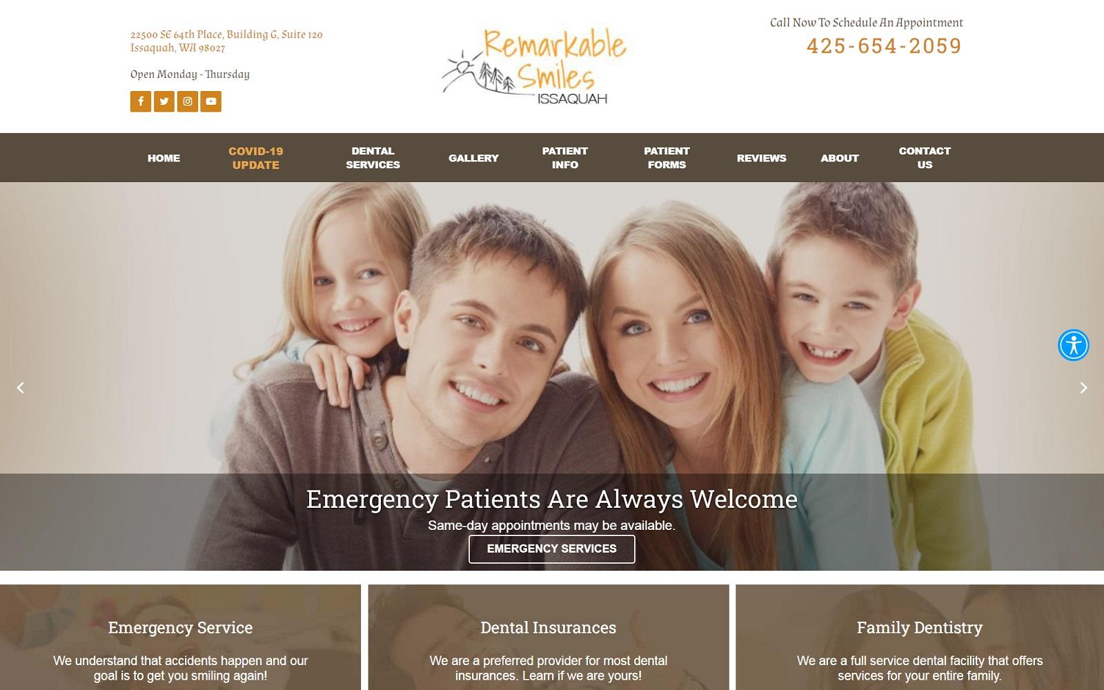 Remarkable Smiles of Issaquah screenshot